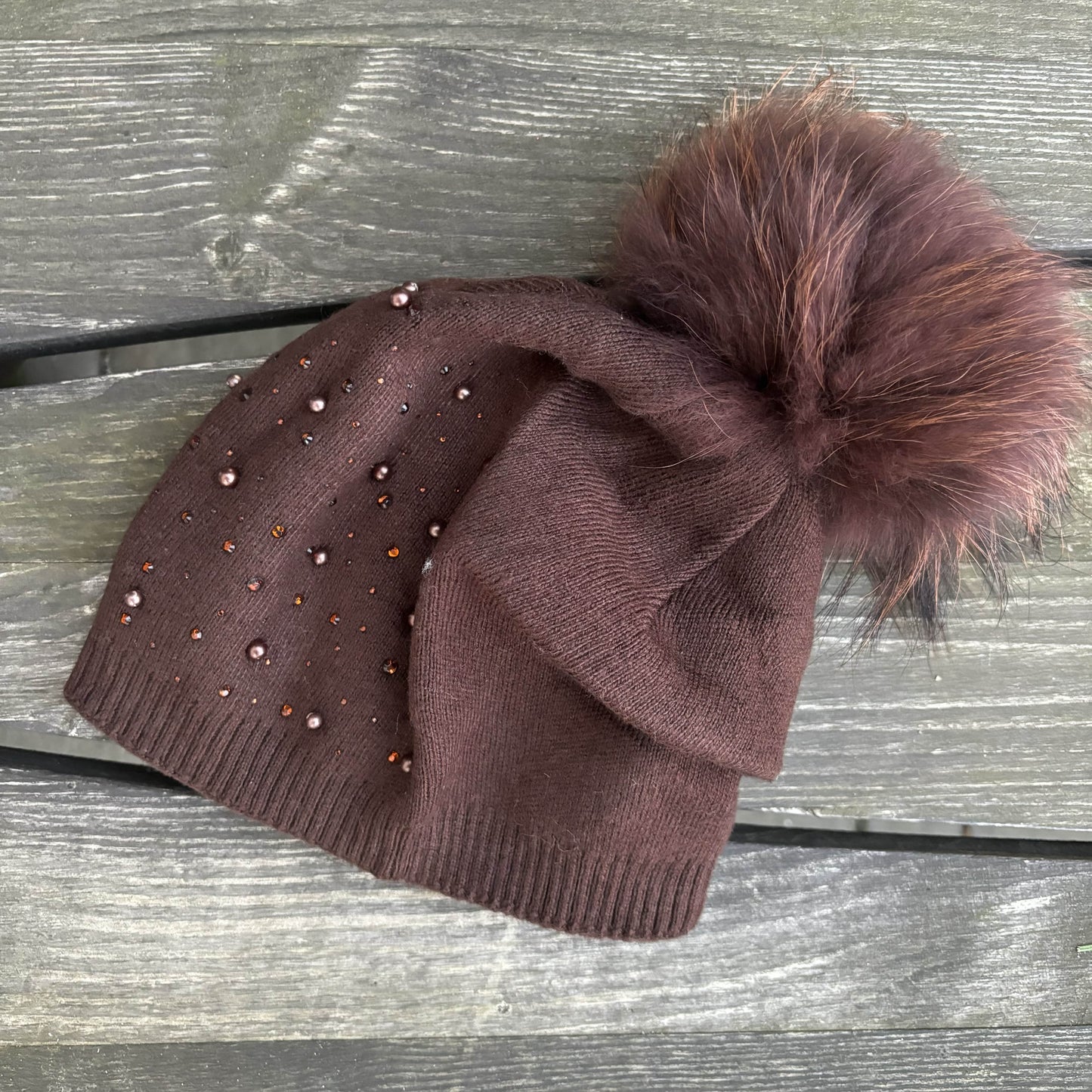 Haube W24 Dunkelbraun