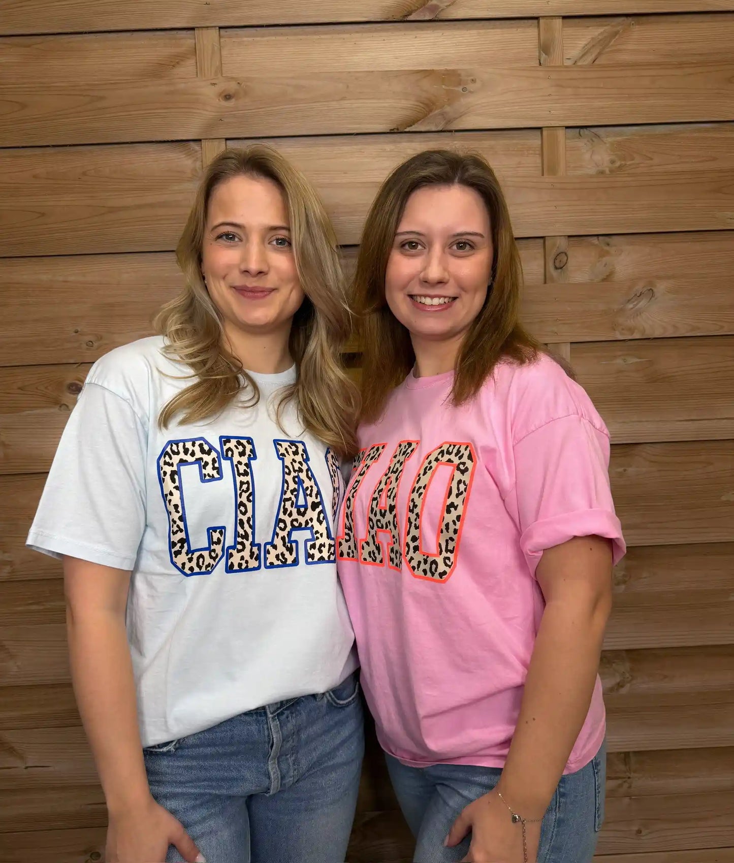T-Shirt "Ciao Leo" Weiß