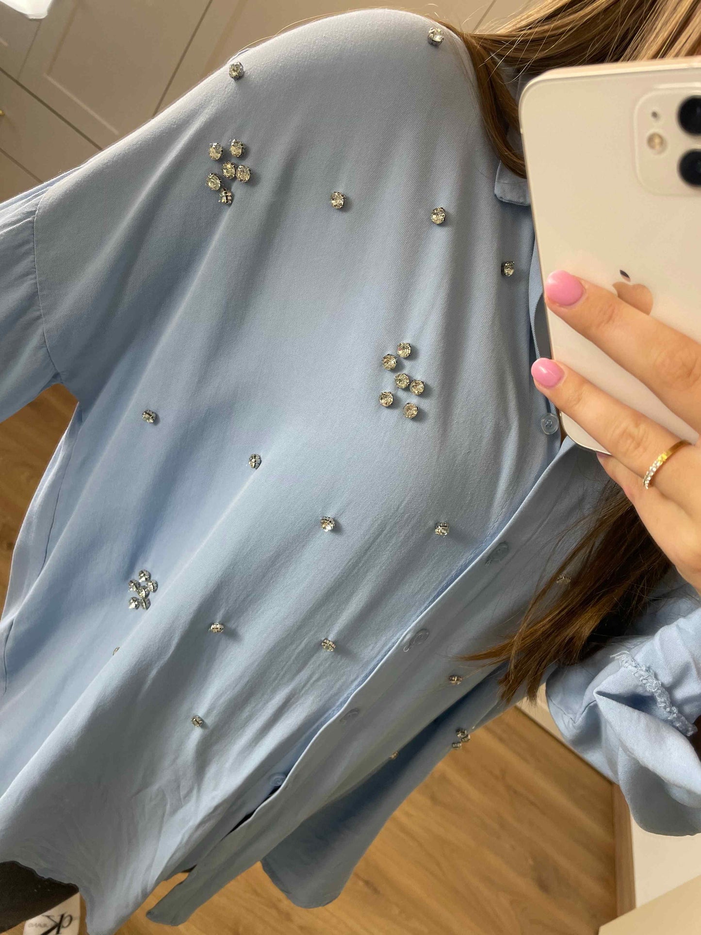 Bluse "Kristal" Blau