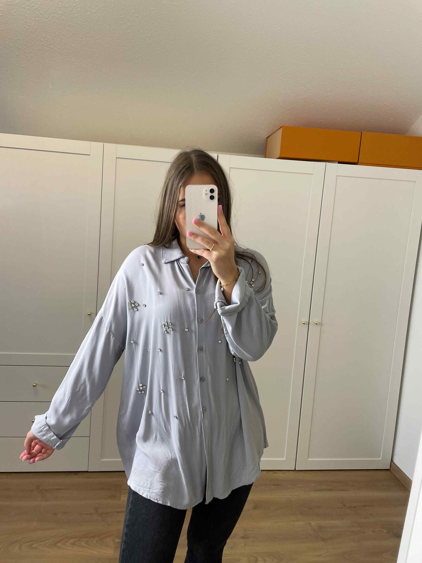 Bluse "Kristal" Grau