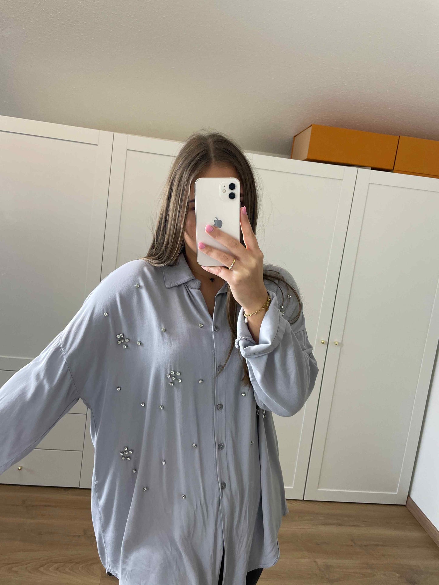 Bluse "Kristal" Grau