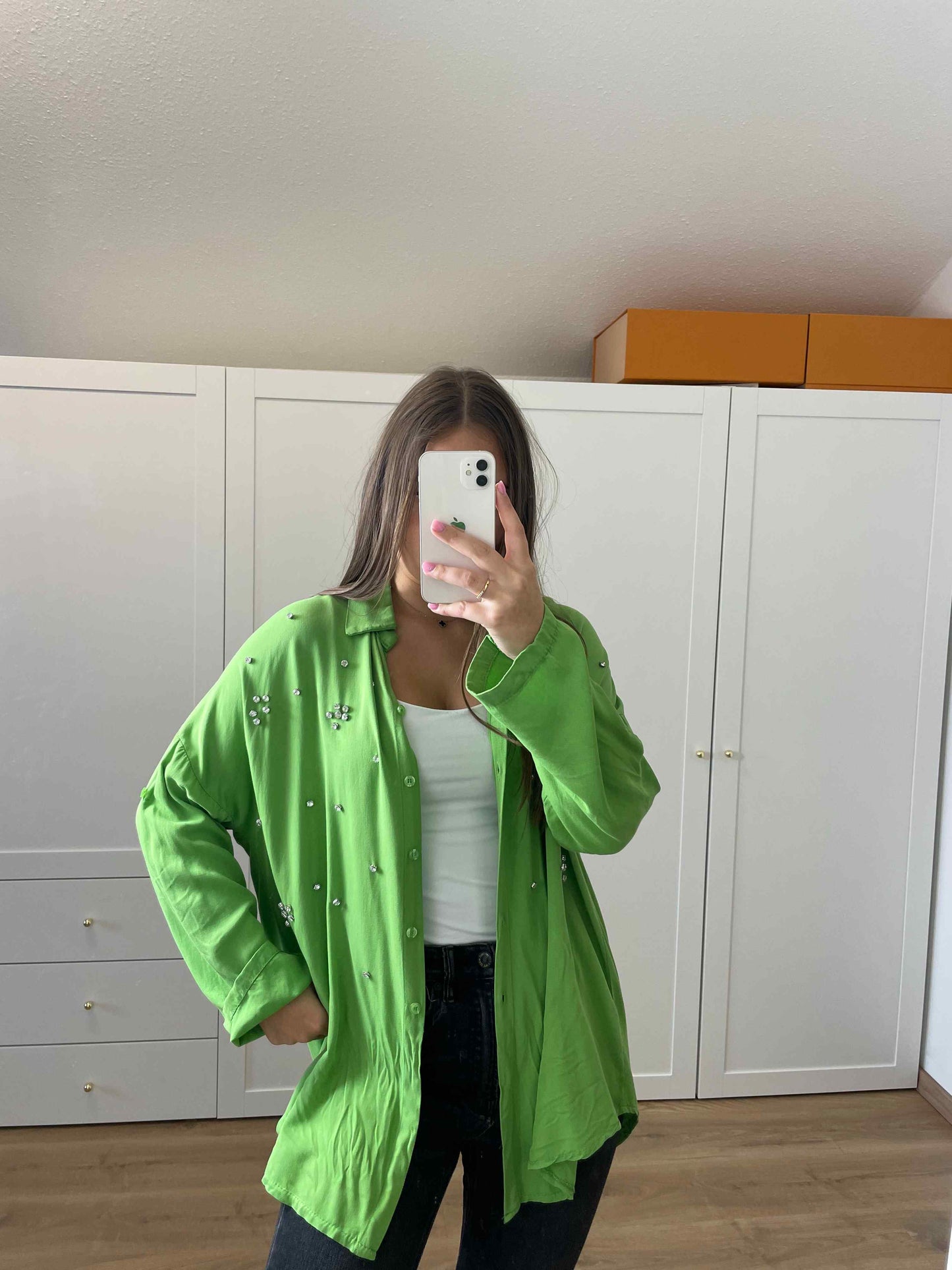Bluse "Kristal" Grün