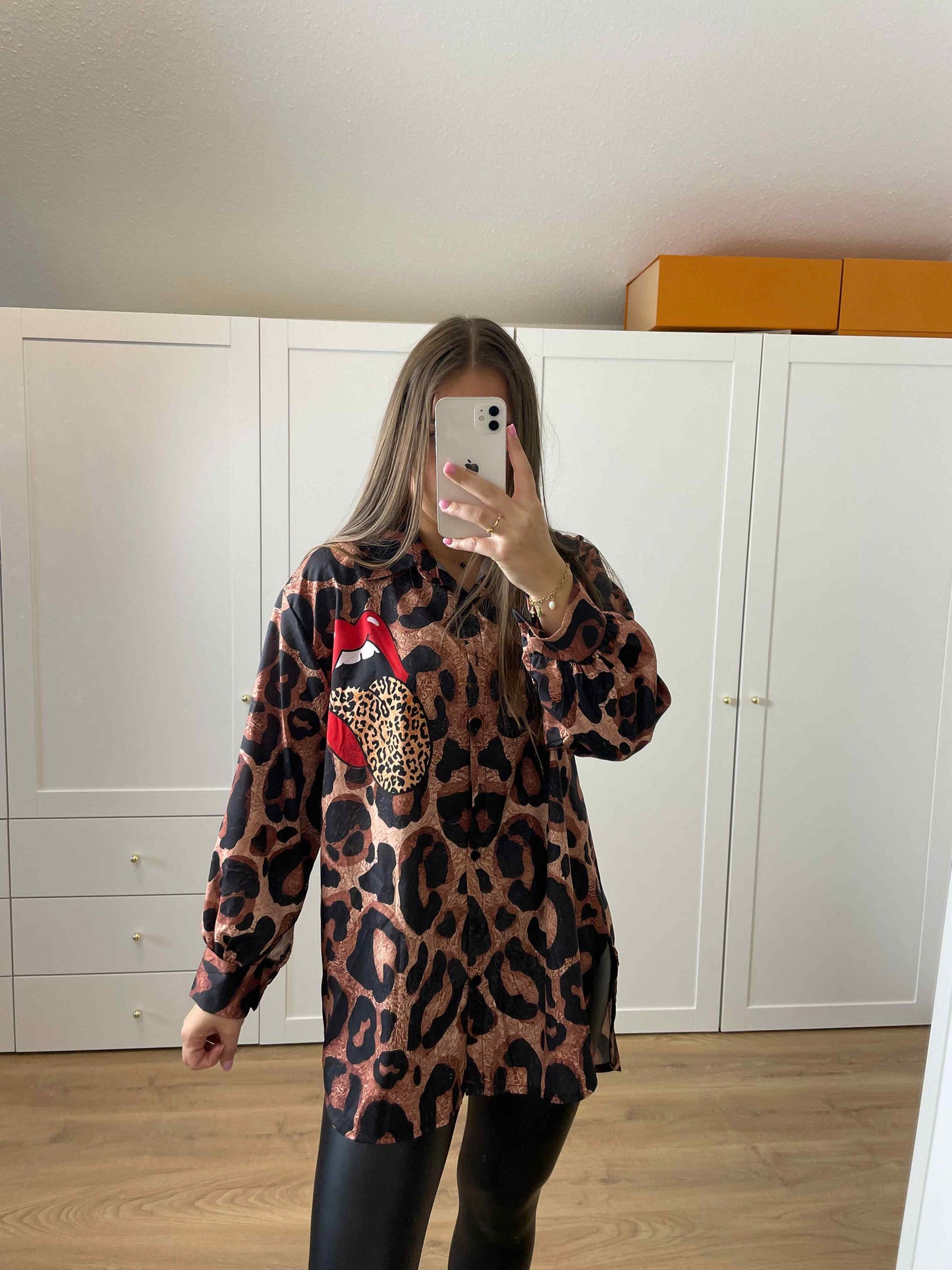 Longbluse "Kiss"
