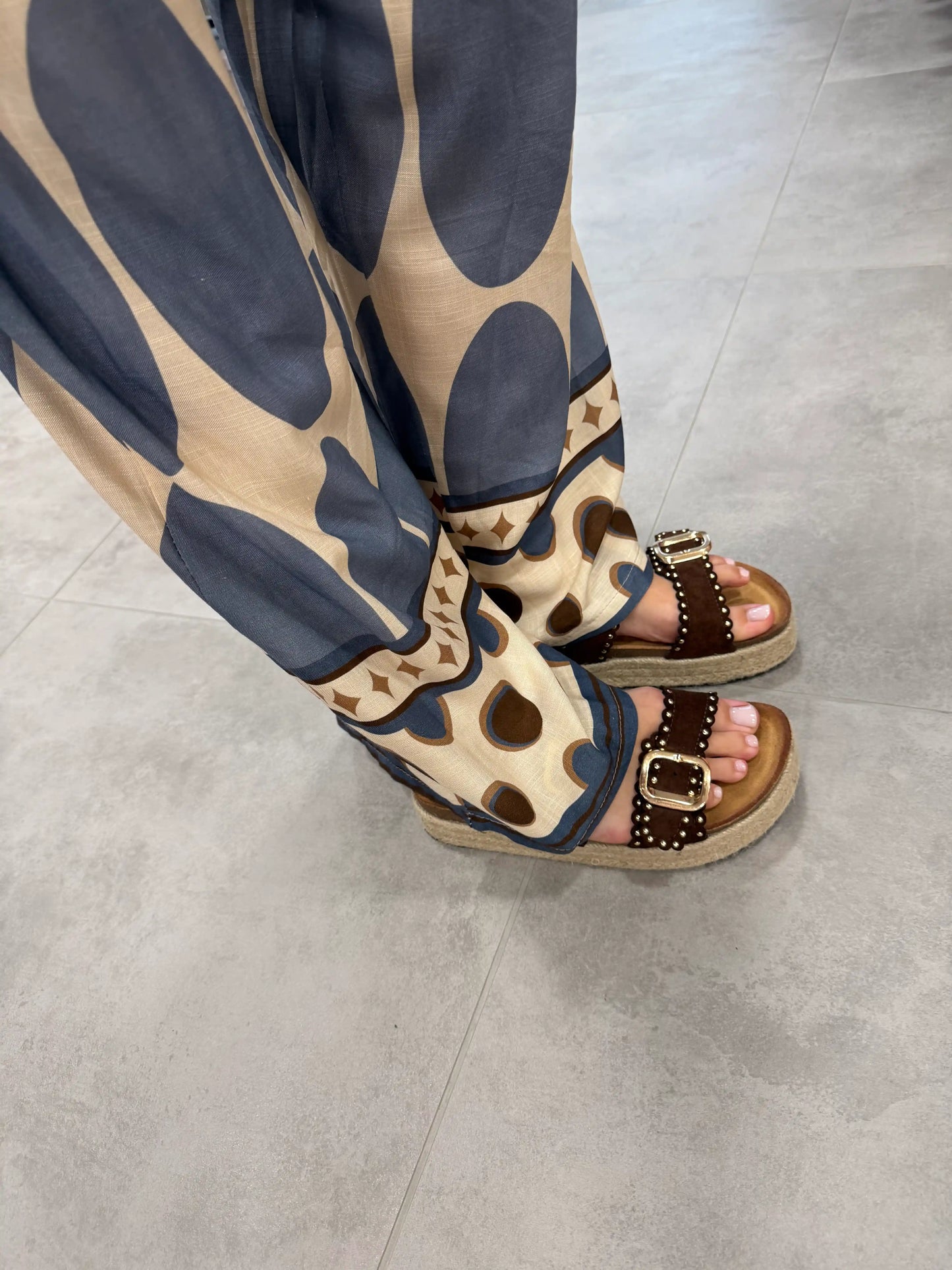 Hose "Big Dots" Blau