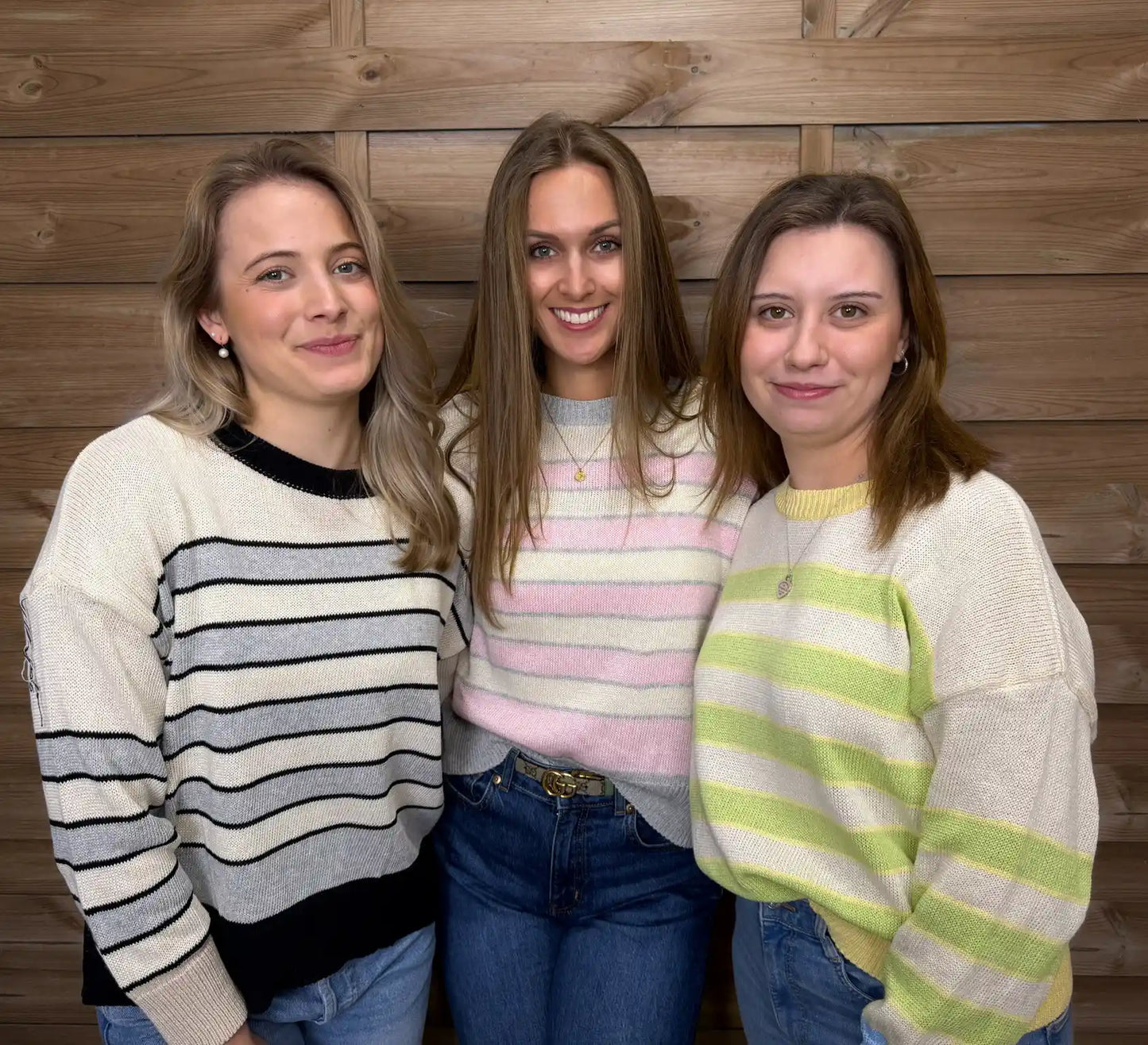 Pullover "Freshstripes" Grau