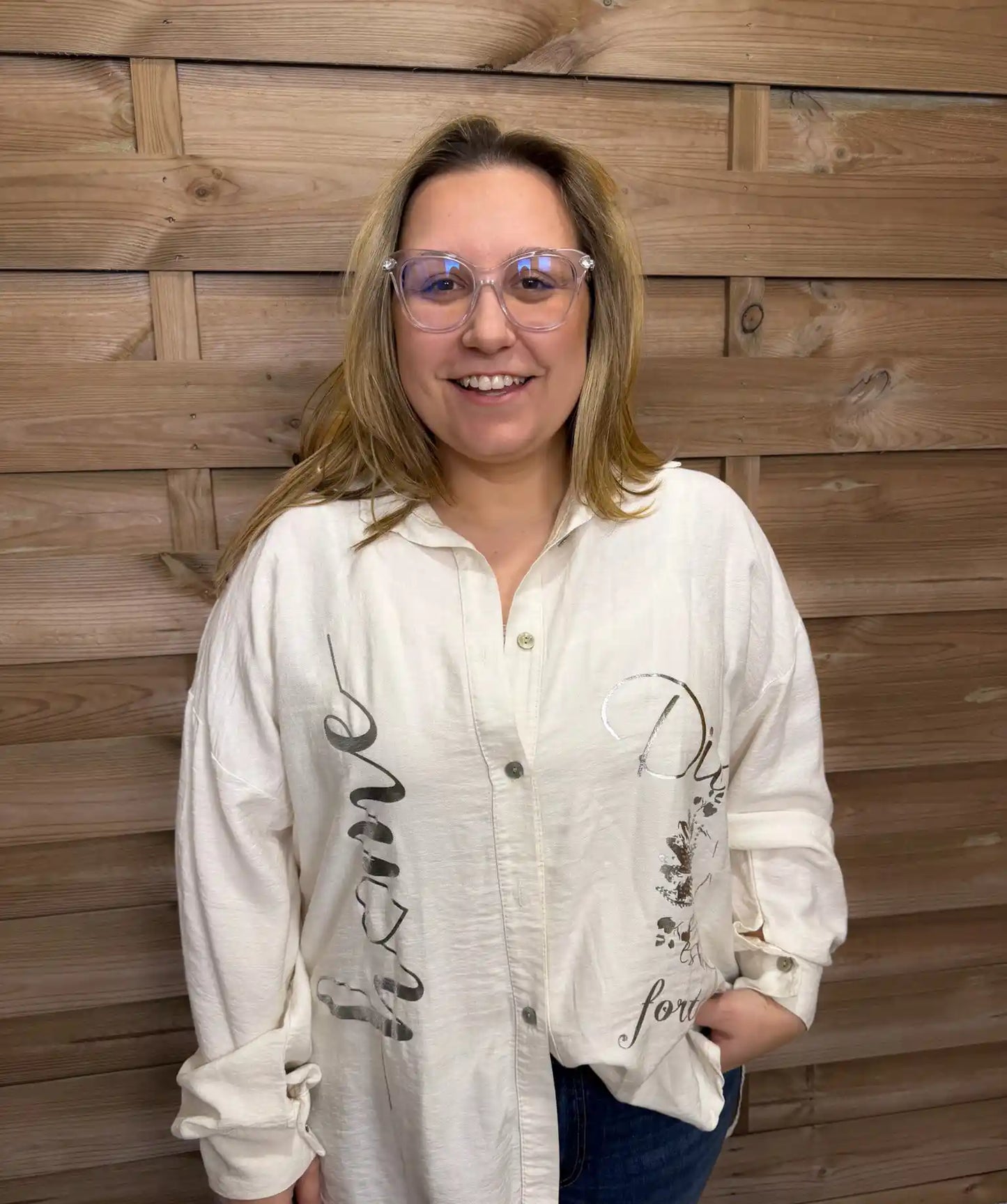 Bluse "Urbanlove" Beige