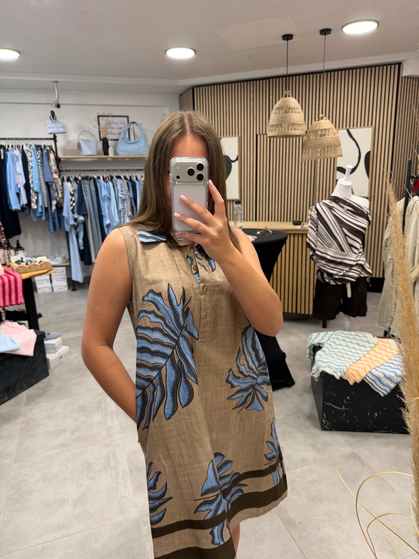Kleid "Palma" Braun