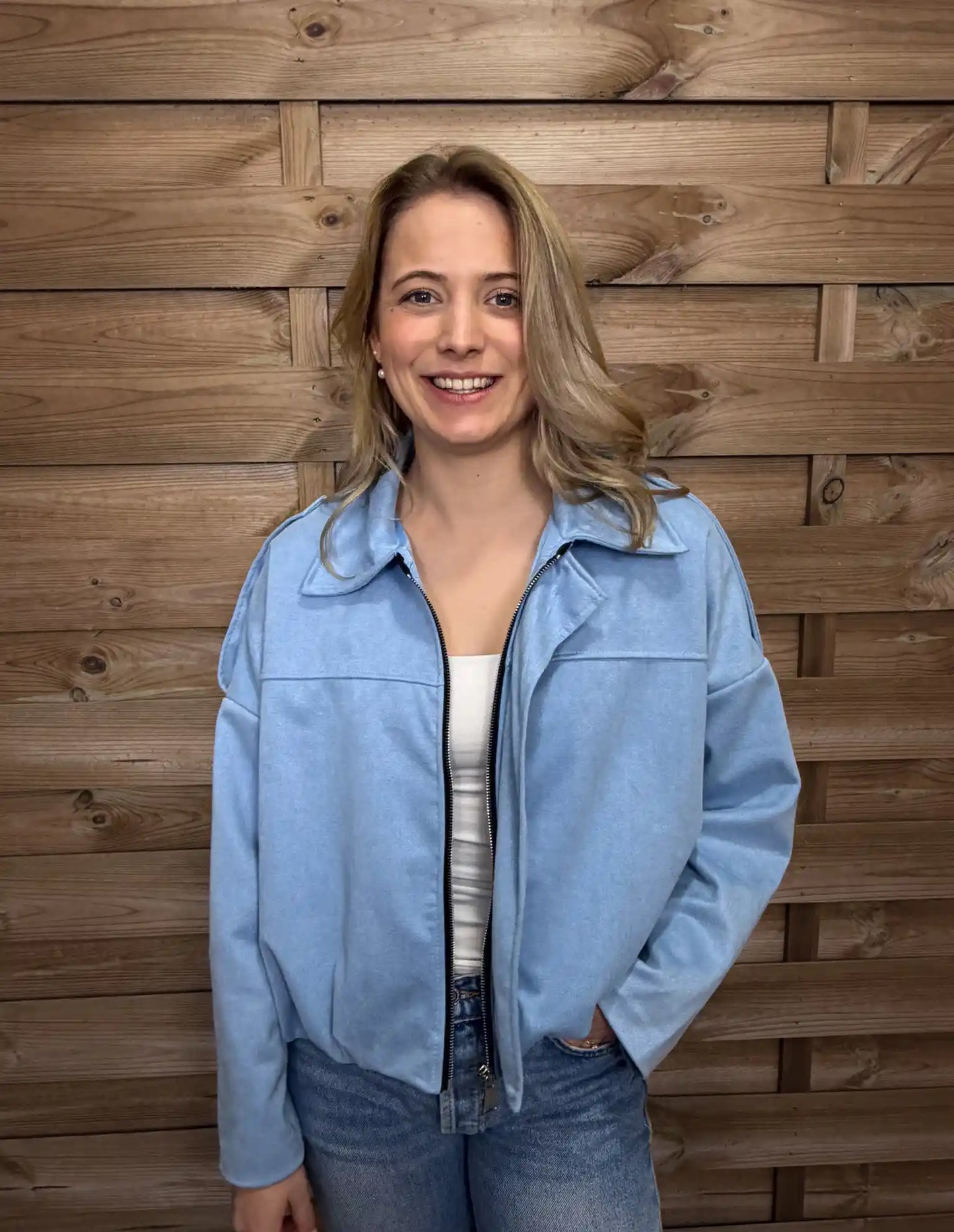 Bomberjacke "Cloud" Hellblau