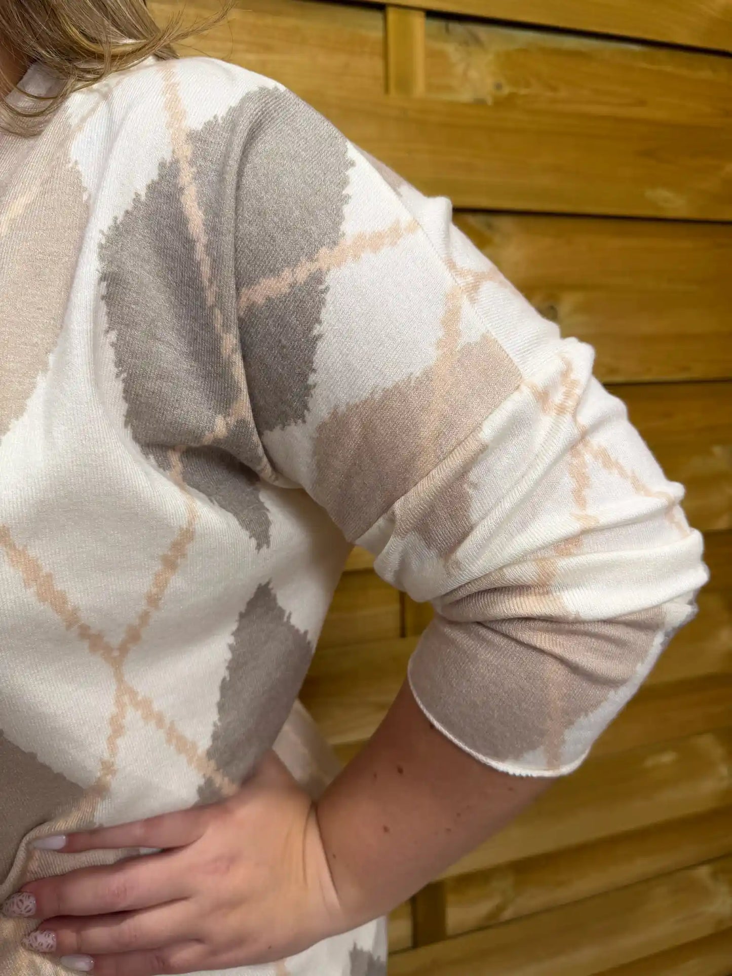 Pullover "Cozyheritage" Taupe