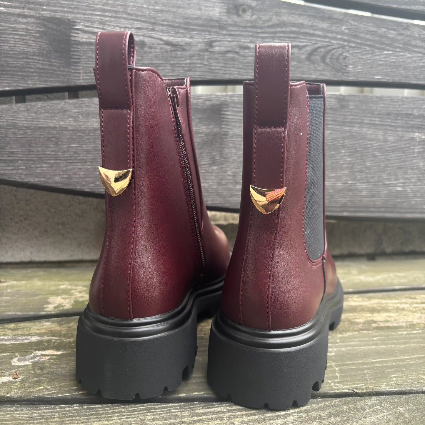 Boots Weinrot