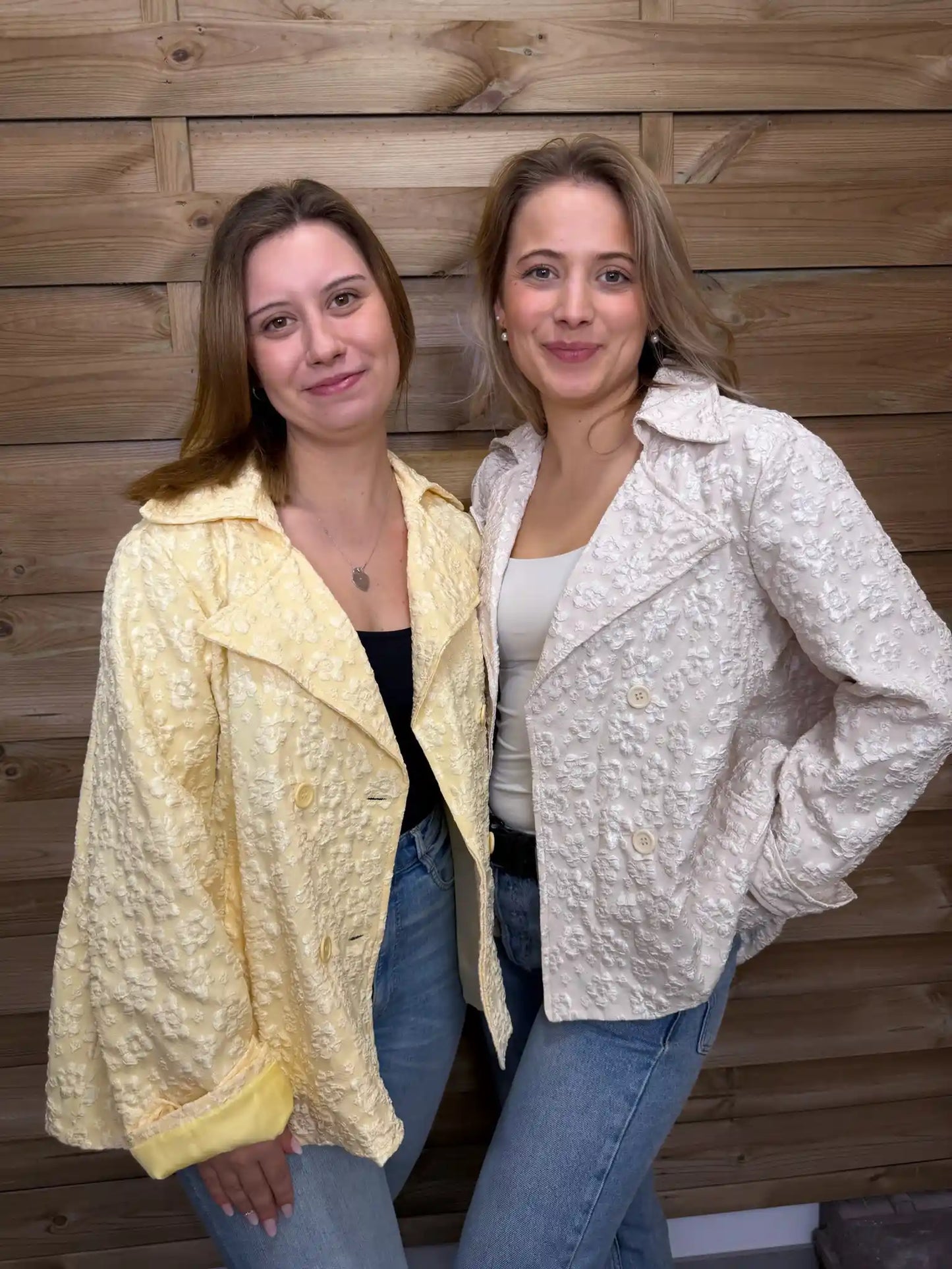 Jacke "Bloom Blossom" Hellblau