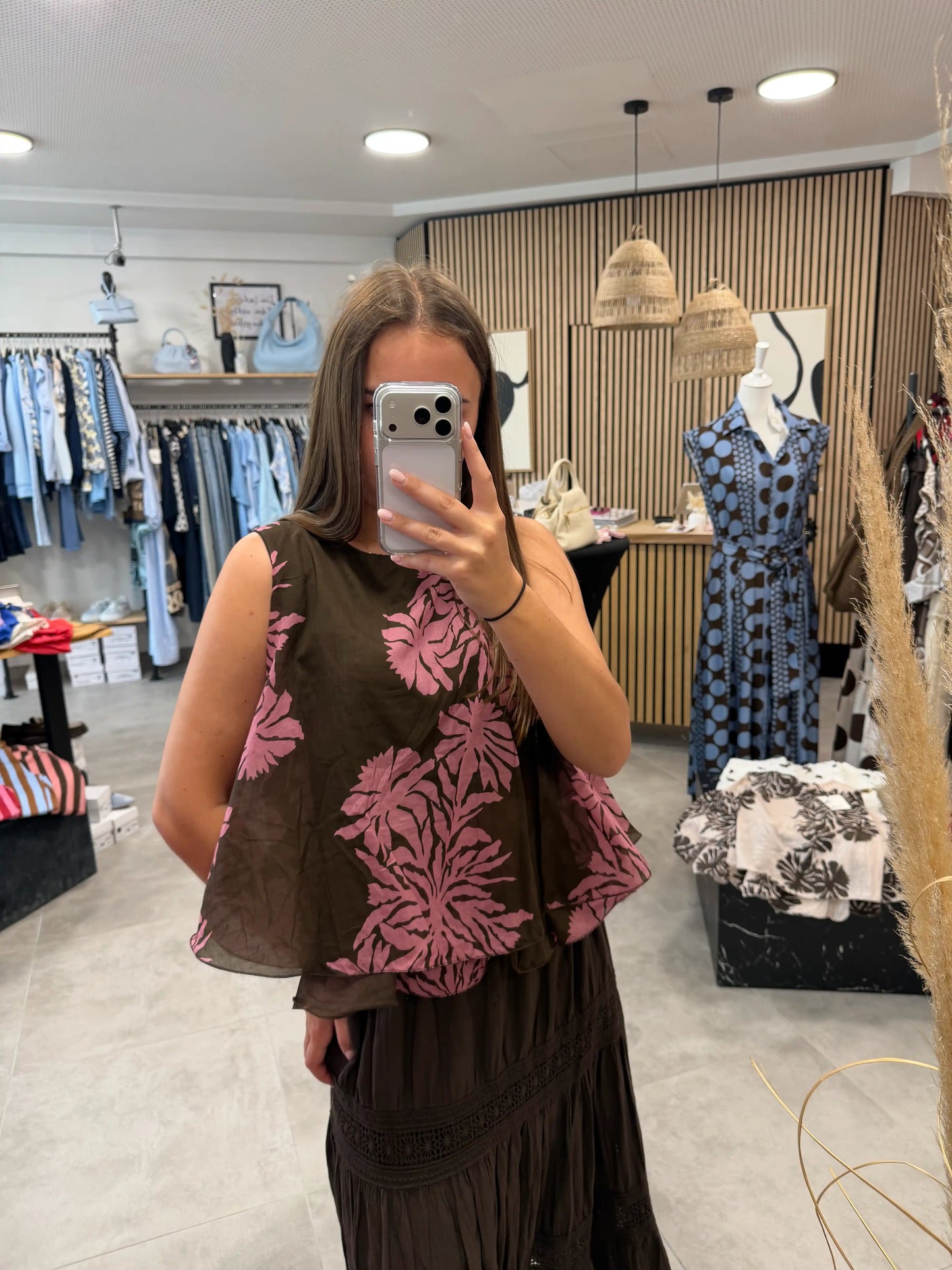 Bluse "Coco Blossom" Rosa