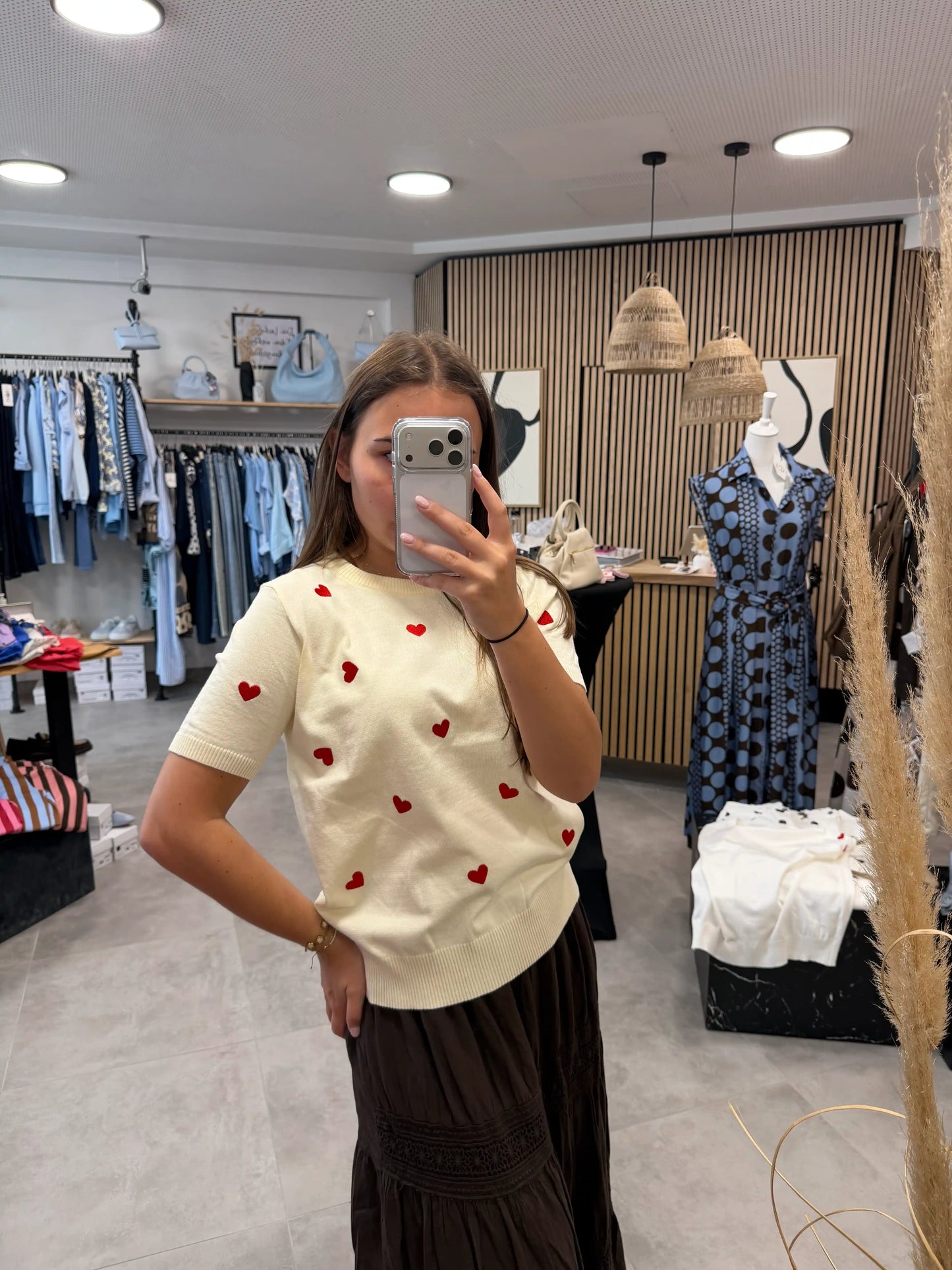 Shirt "Amore" Pastellgelb