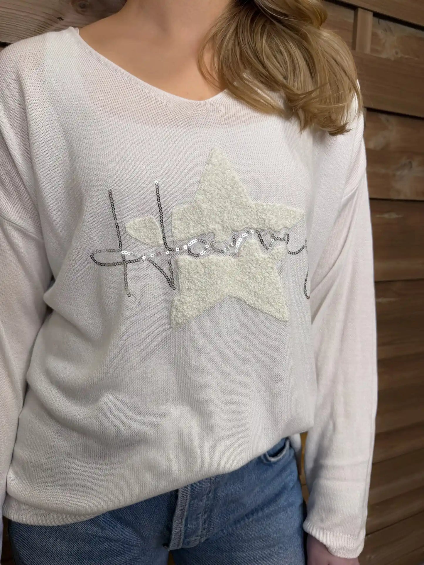 Pullover "Harveystar" Weiß