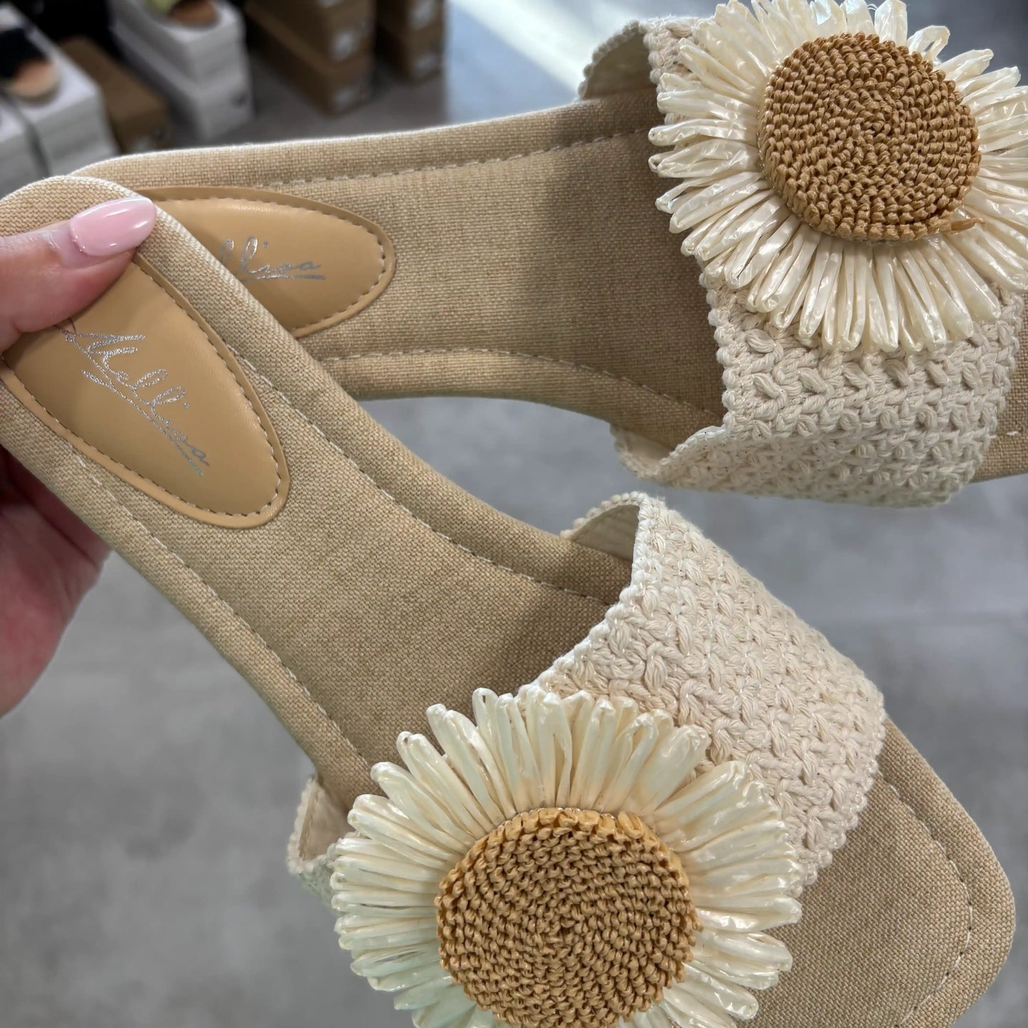 Schlapfen "Gänseblümchen"