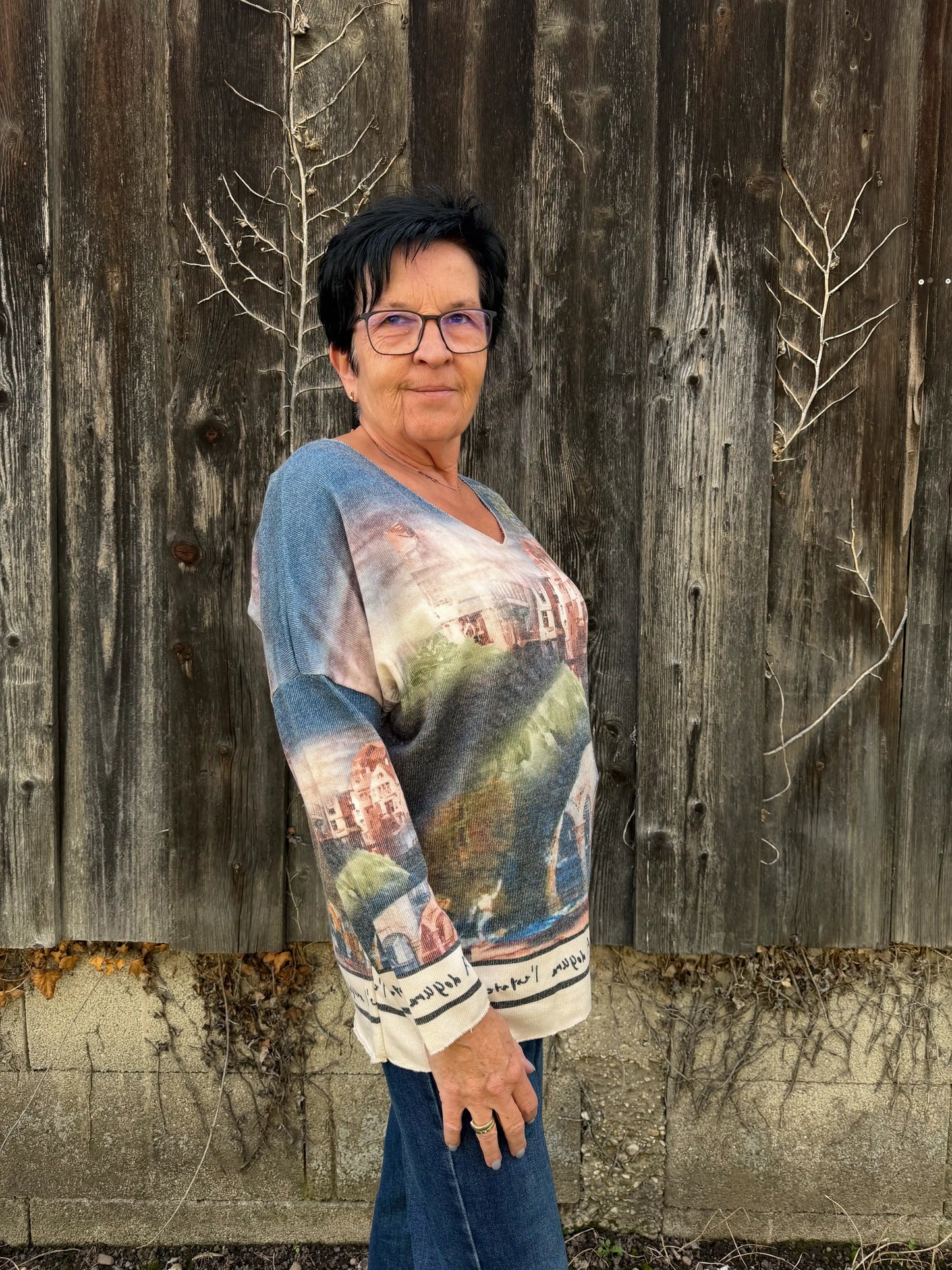 Pullover "Mountaincity" Dunkelblau