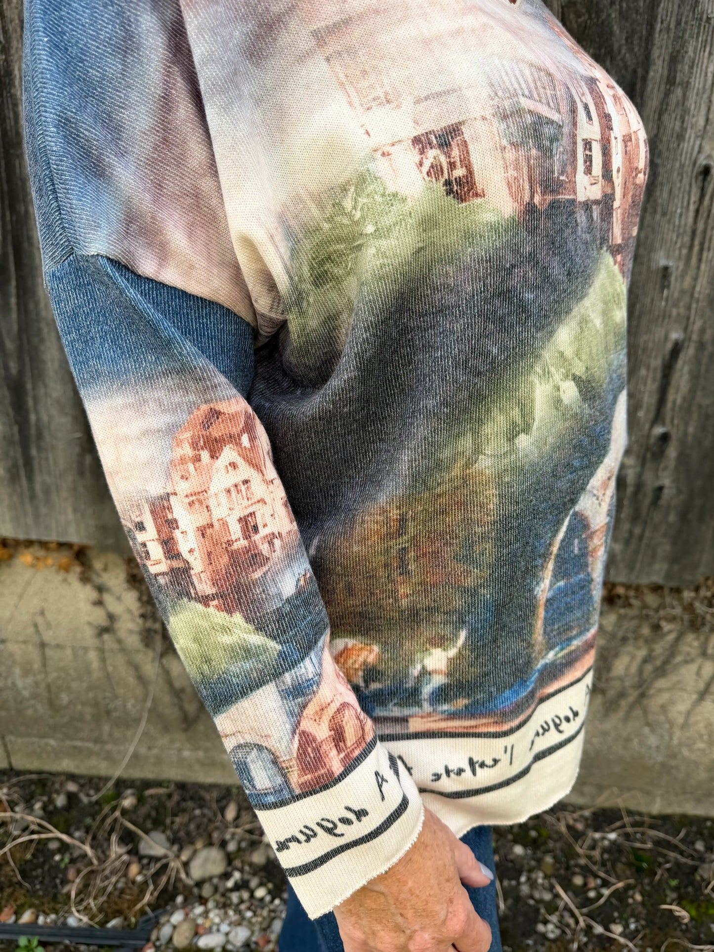 Pullover "Mountaincity" Dunkelblau