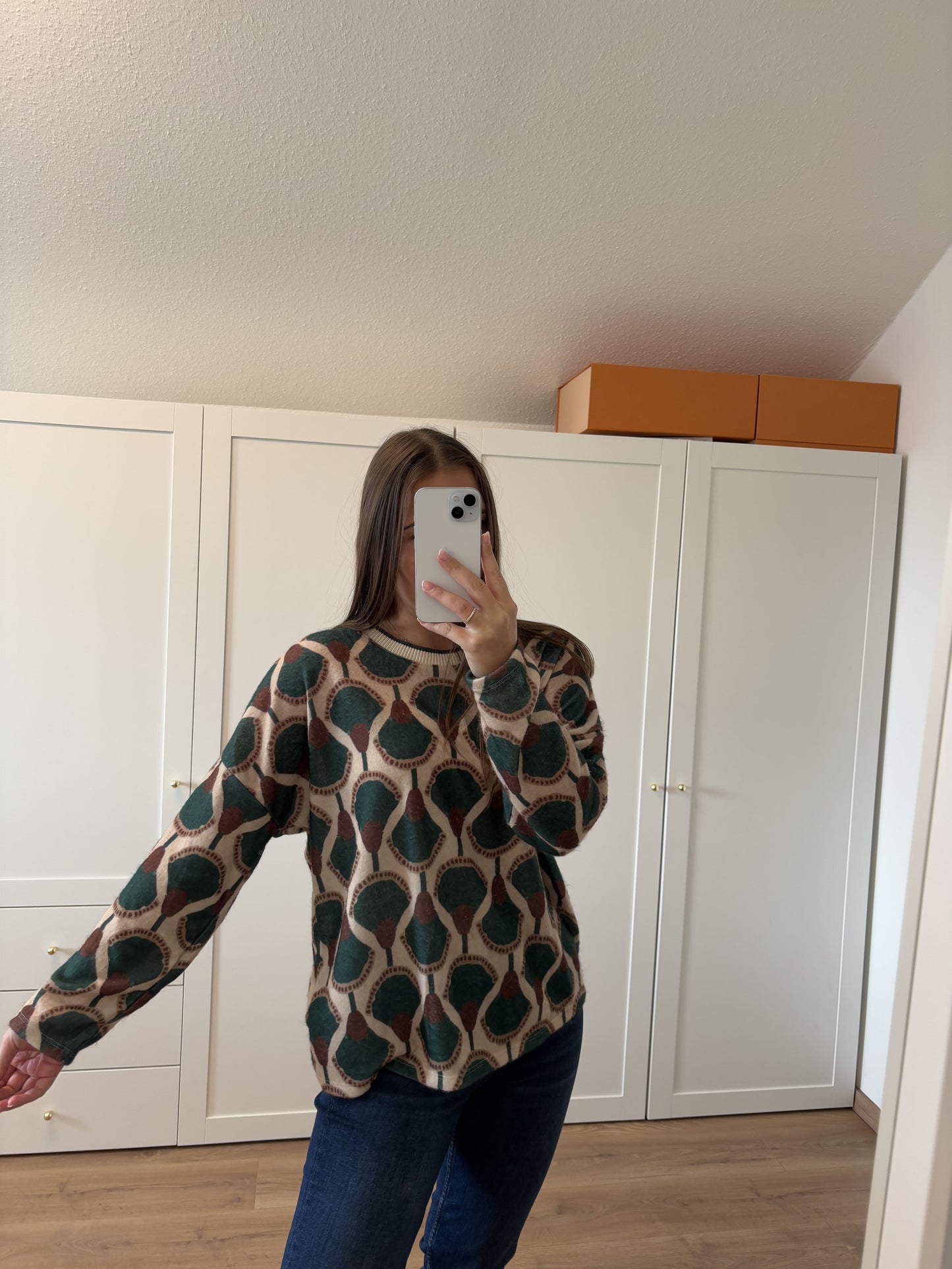 Pullover "Ornaments" Grün