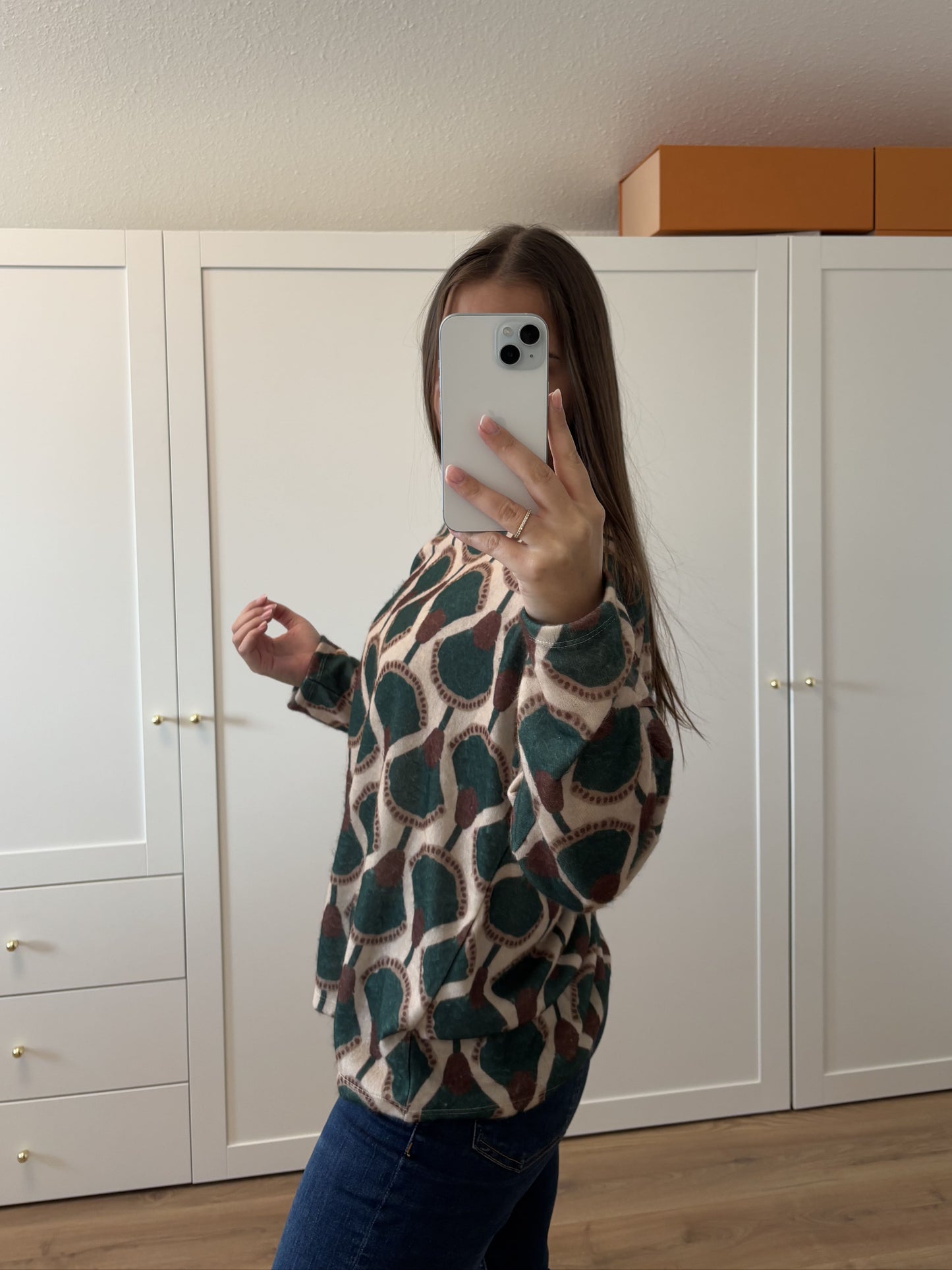 Pullover "Ornaments" Grün