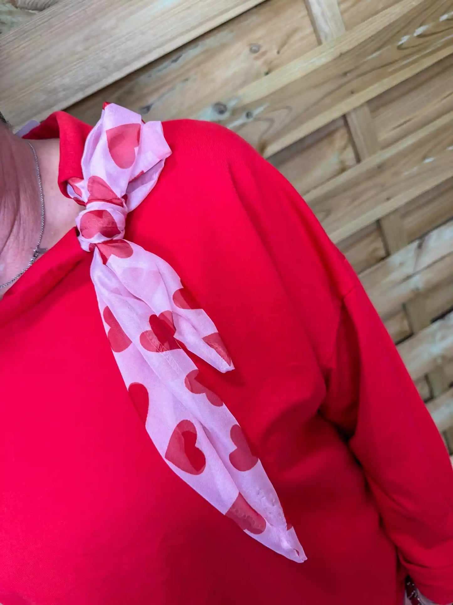 Shirt "Herzensgruß" Rot