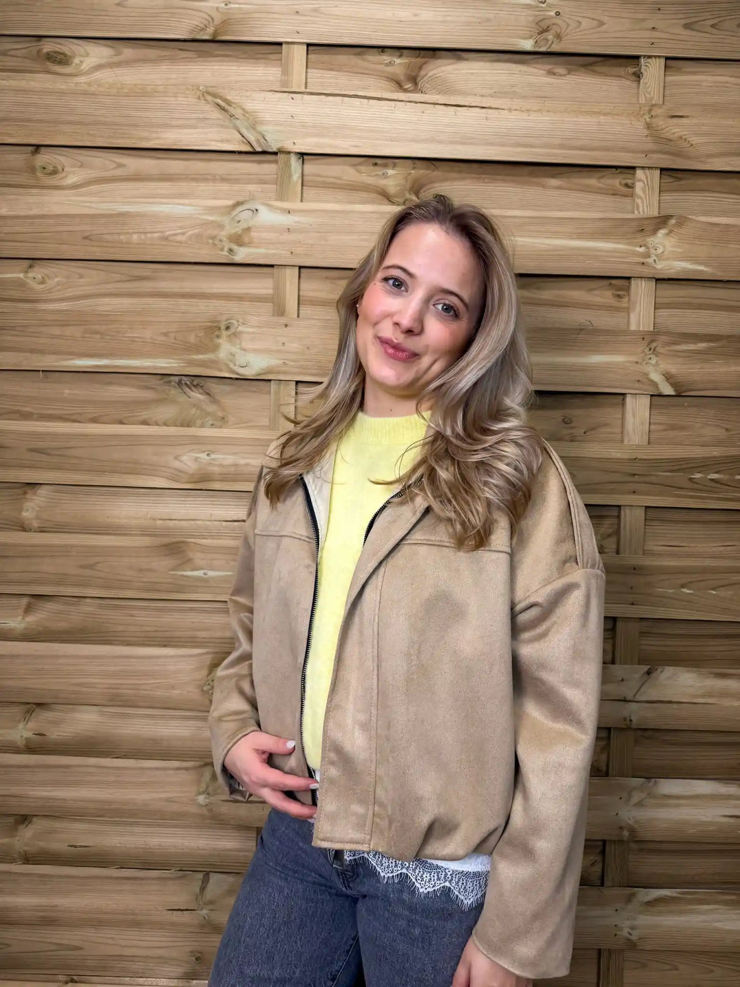 Bomberjacke "Cloud" Braun