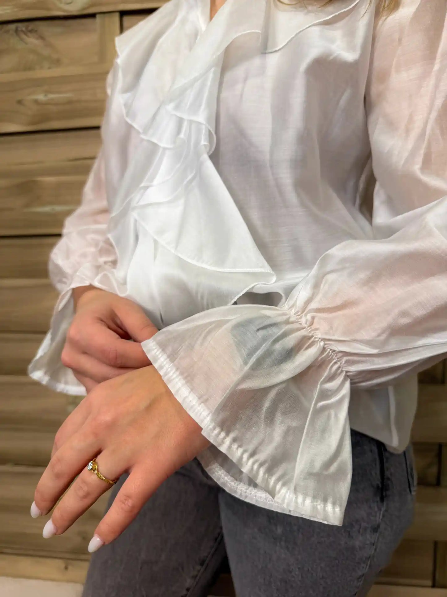 Bluse "Rosalie" Weiß