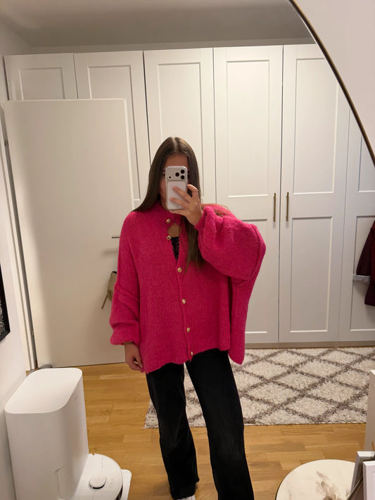 Cardigan "Kuschelgold" Pink