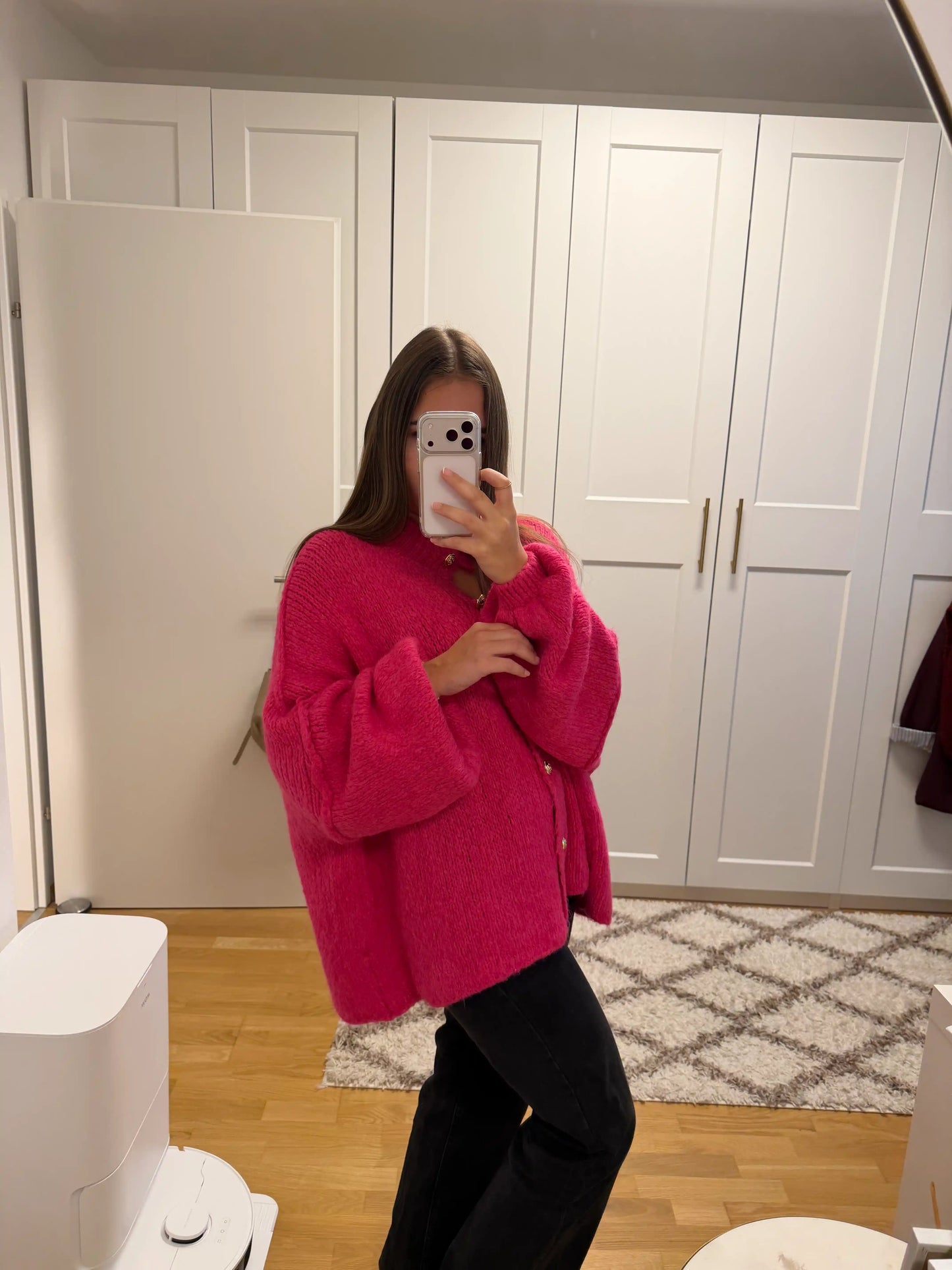 Cardigan "Kuschelgold" Pink