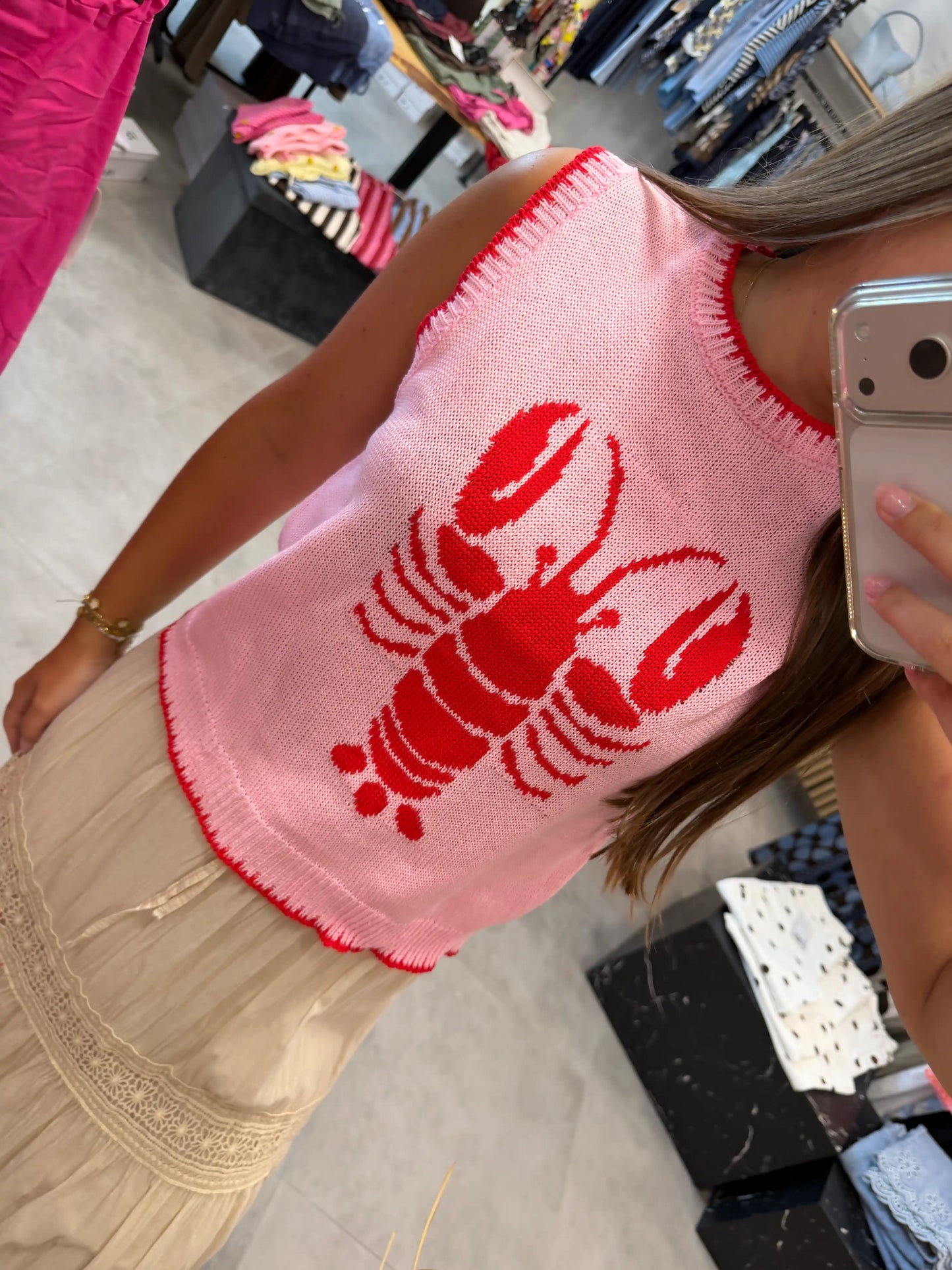 Pullunder "Lobster" Rosa