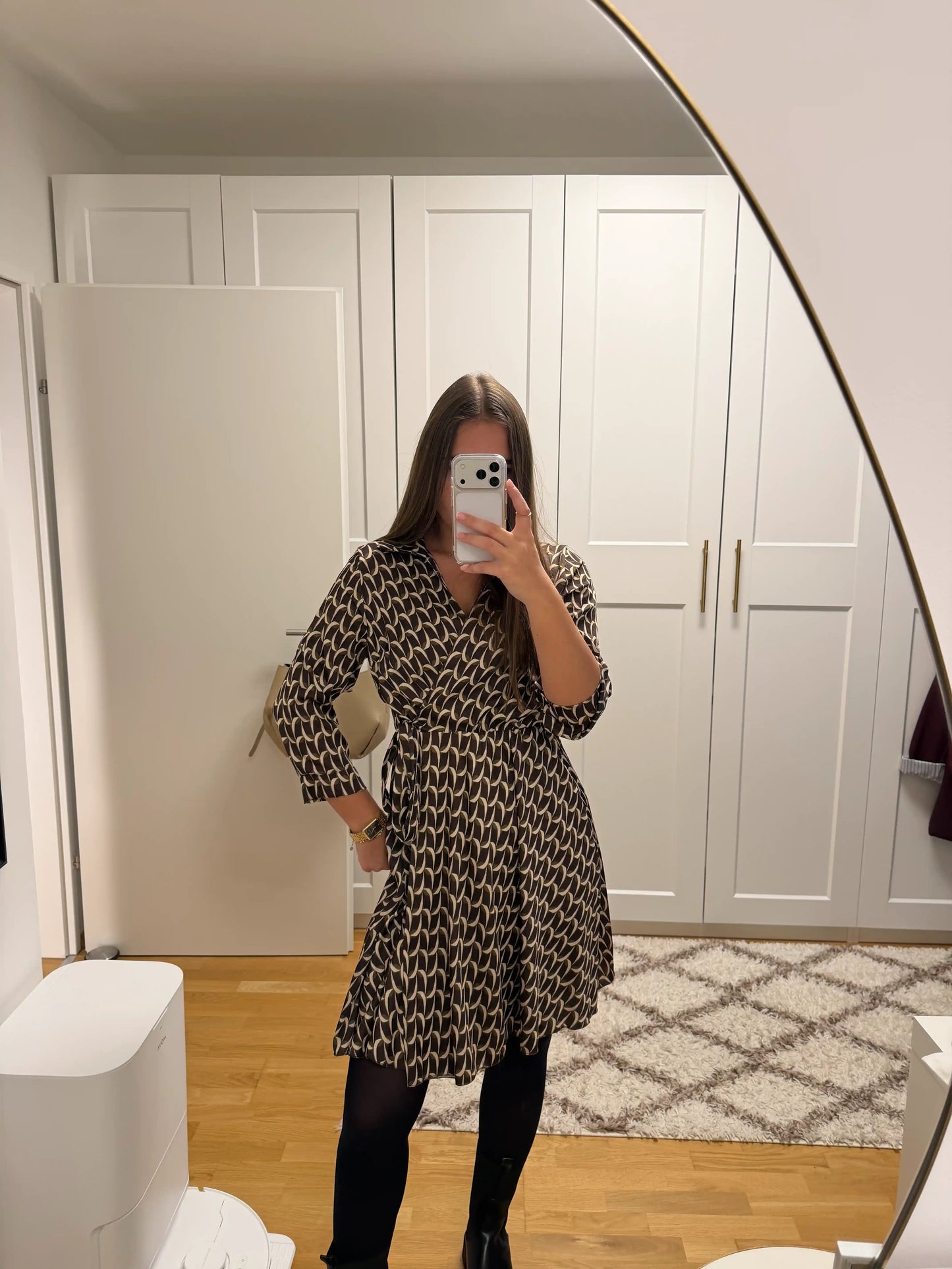 Kleid „Autumn“ Olivegrün