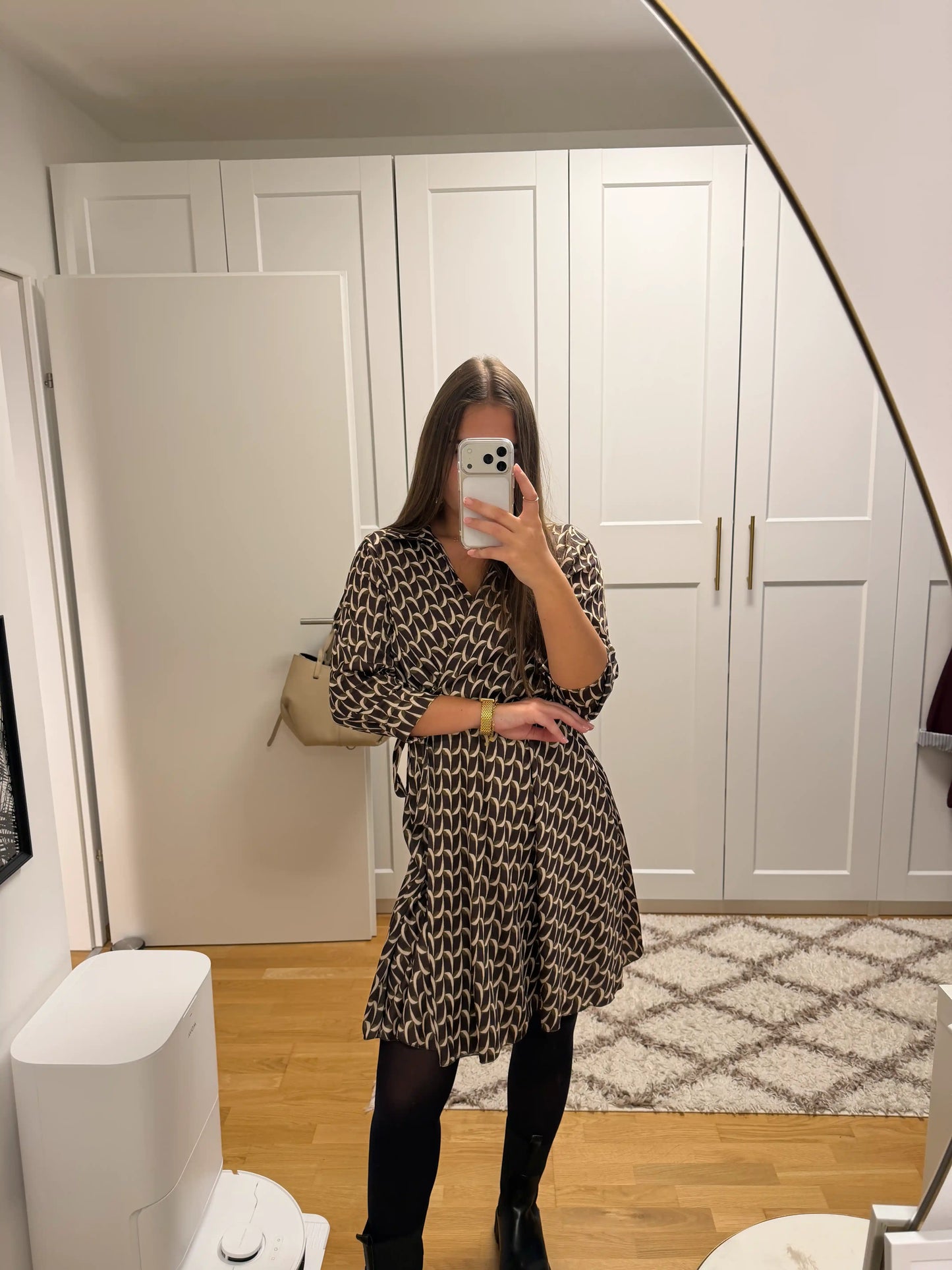 Kleid „Autumn“ Olivegrün