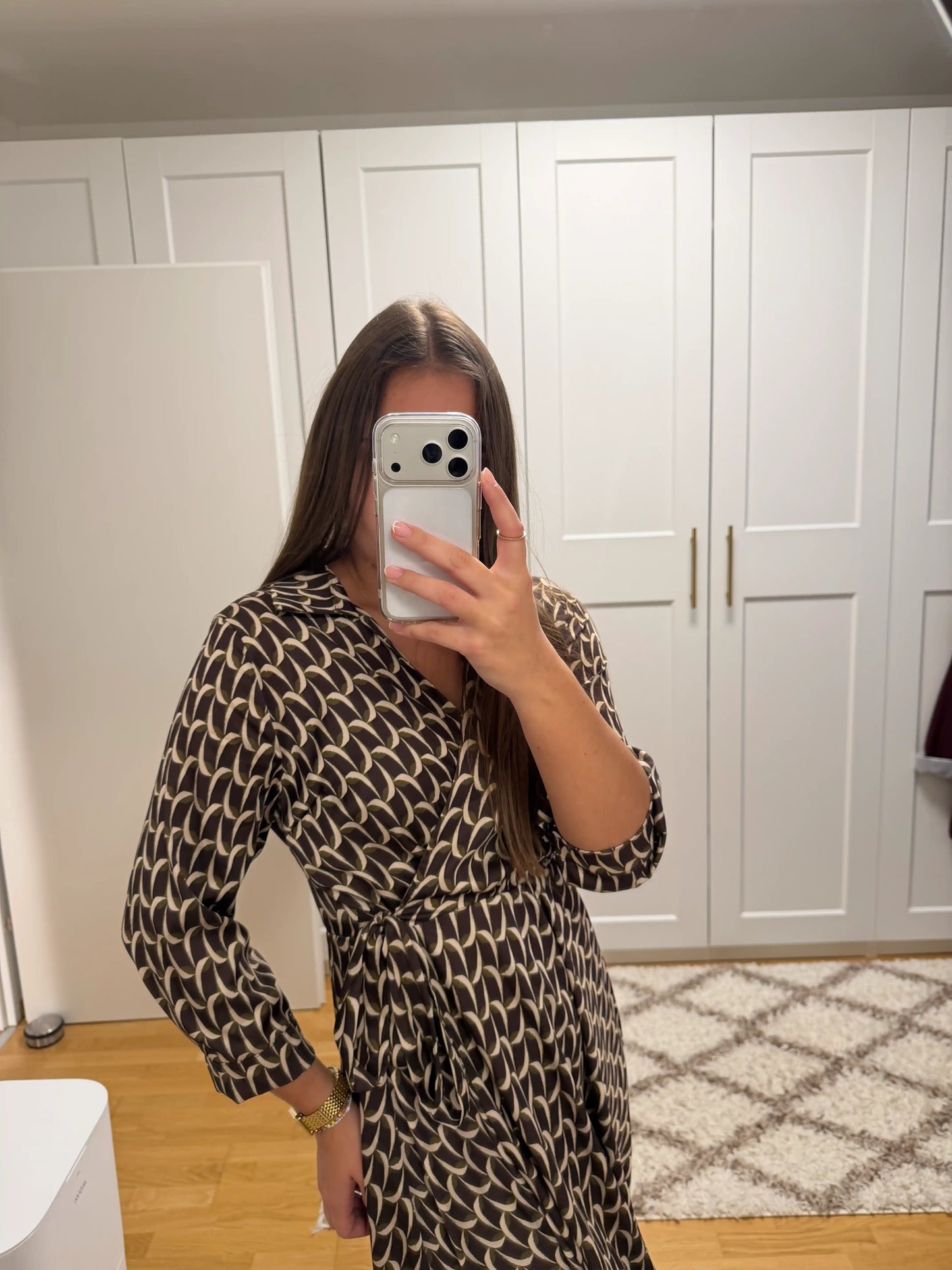 Kleid „Autumn“ Olivegrün