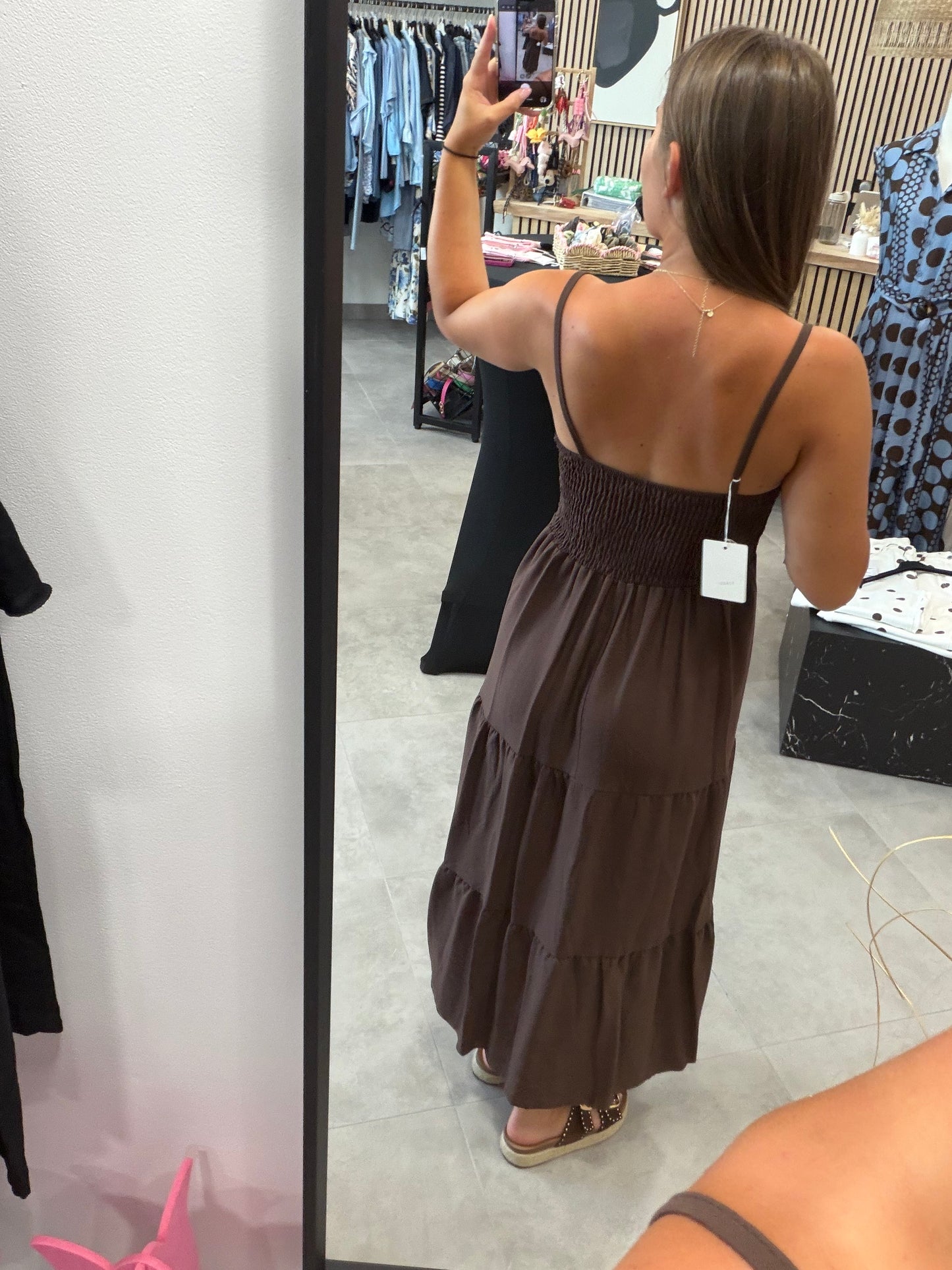 Kleid "Tierra" Schoko