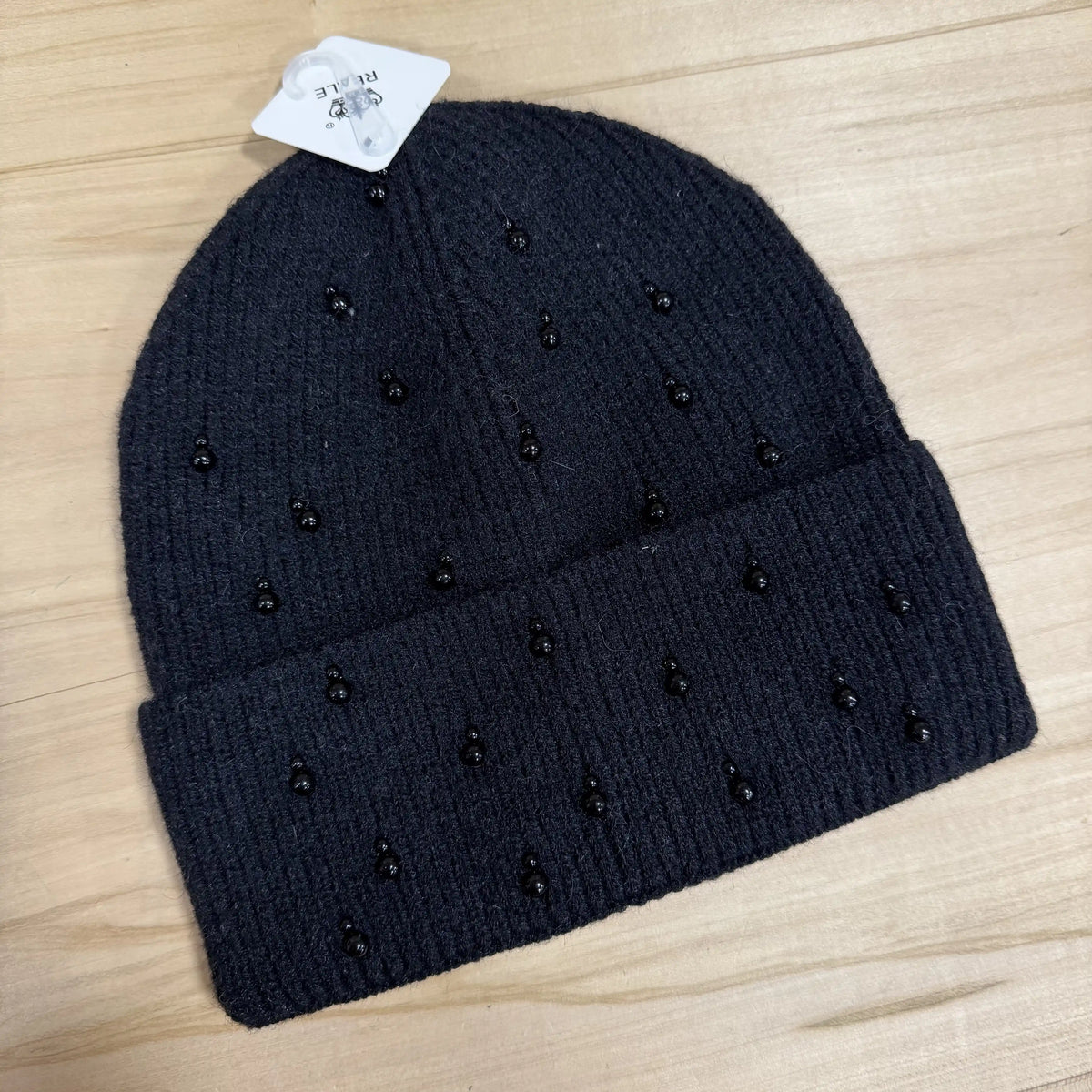 Beanie "Pearly Glow" Schwarz