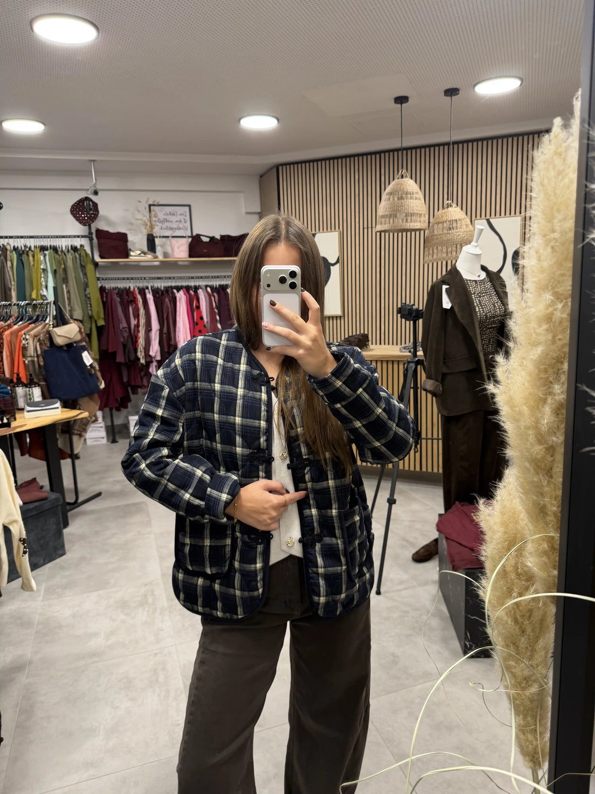 Steppjacke "Karolaw" Blau