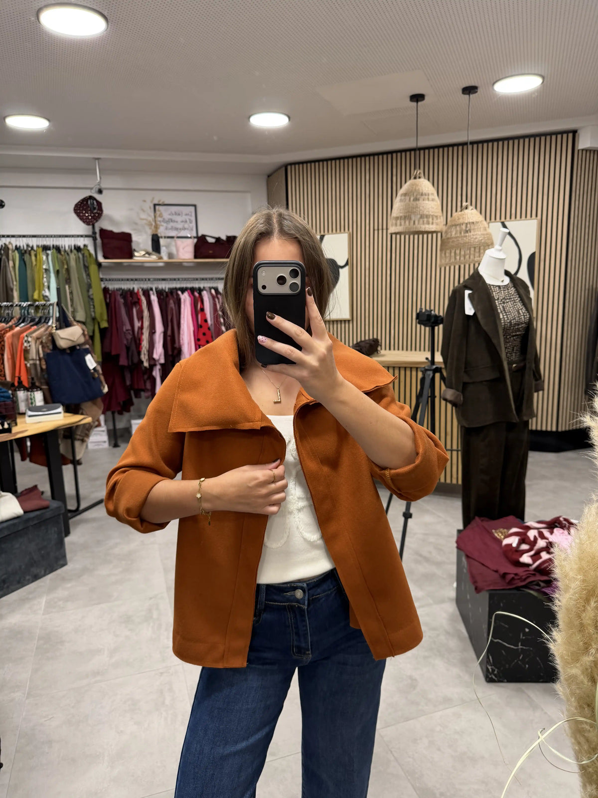 Kurzmantel "Marla" Orange