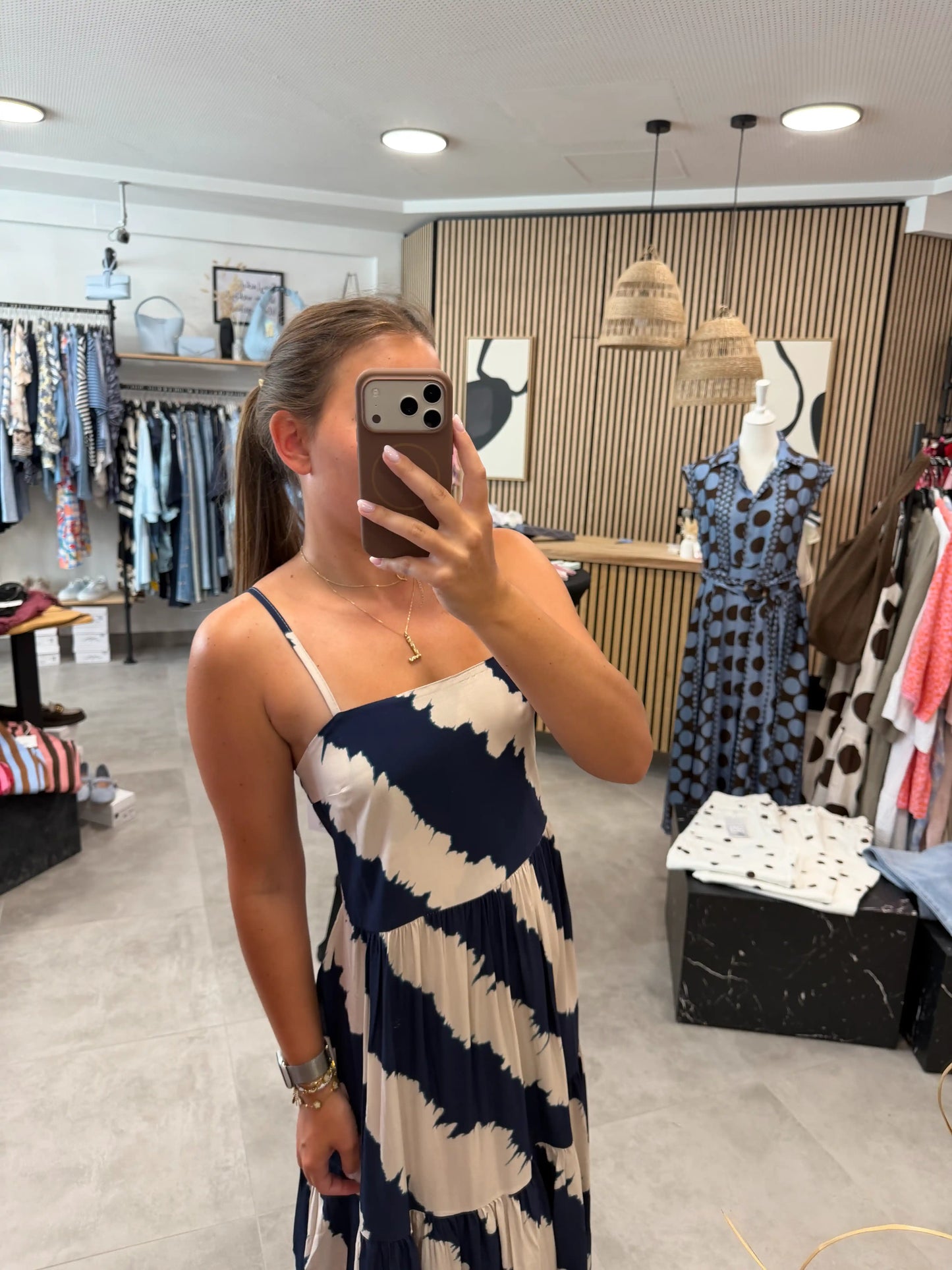 Kleid "River" Dunkelblau