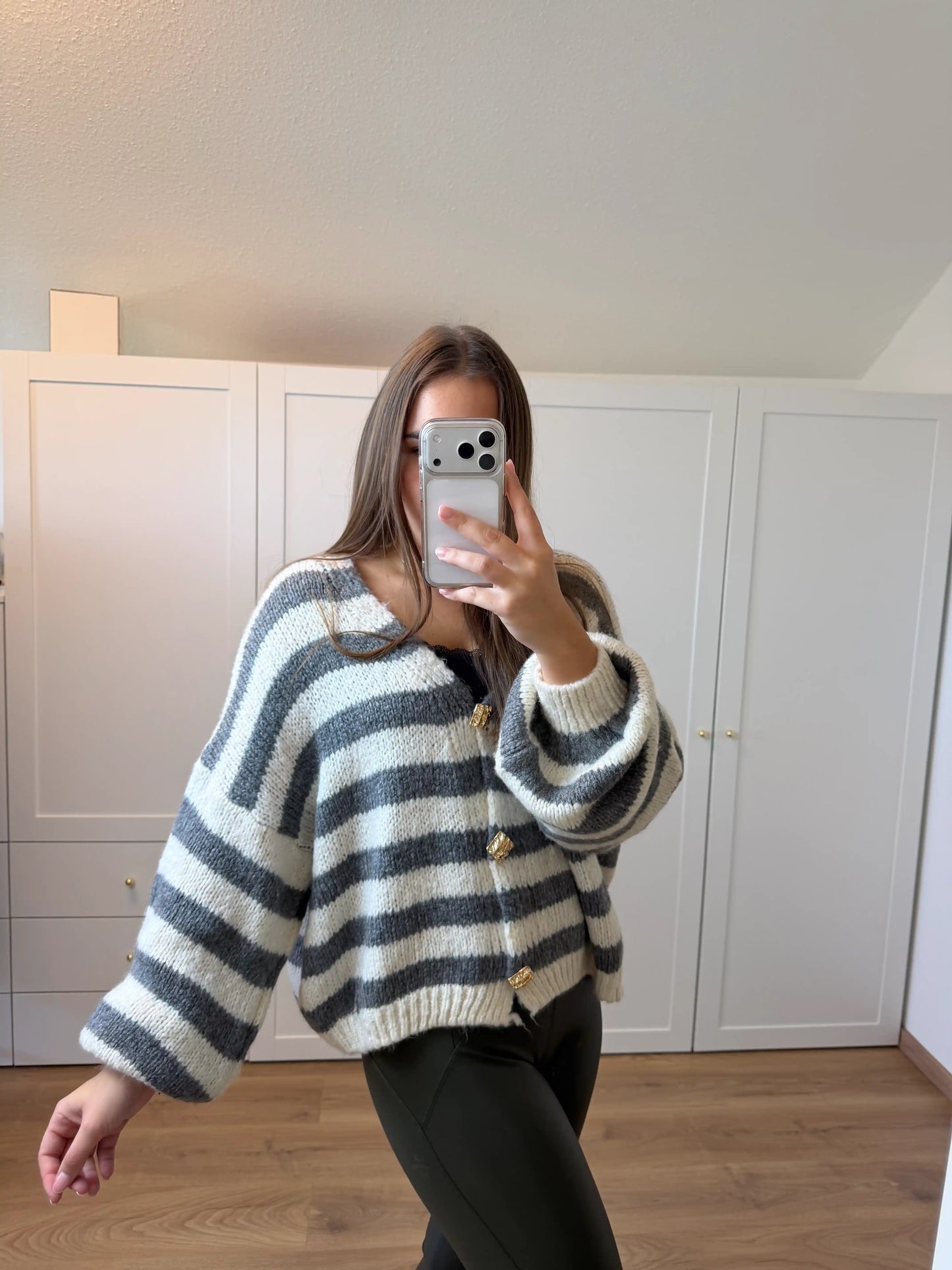 Cardigan "Glam" Grau