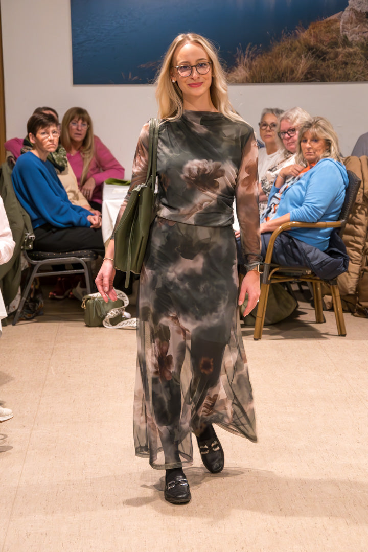 Set "Flower" Grün/Braun