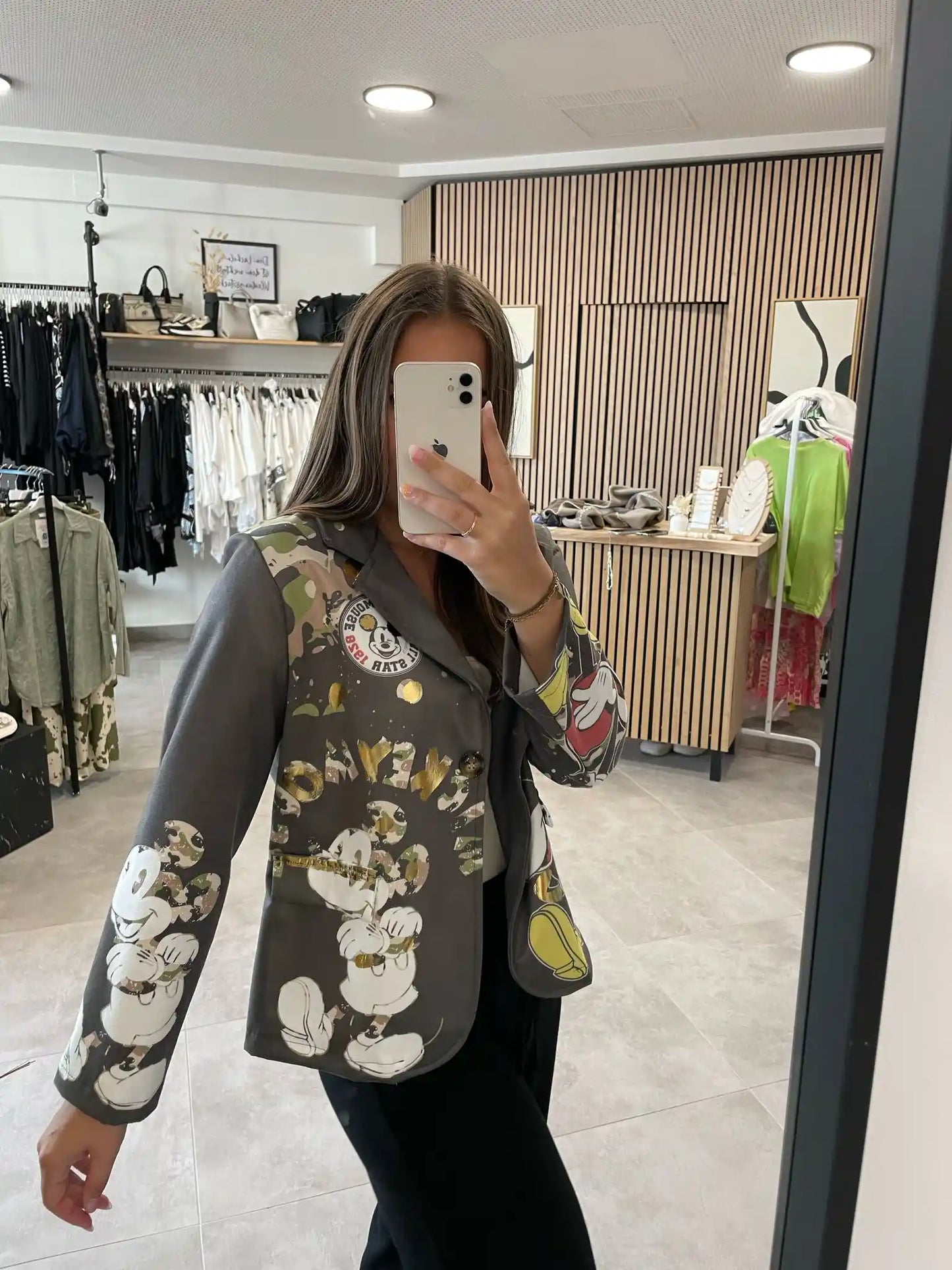 Blazer "Snoopie" Olivegrün