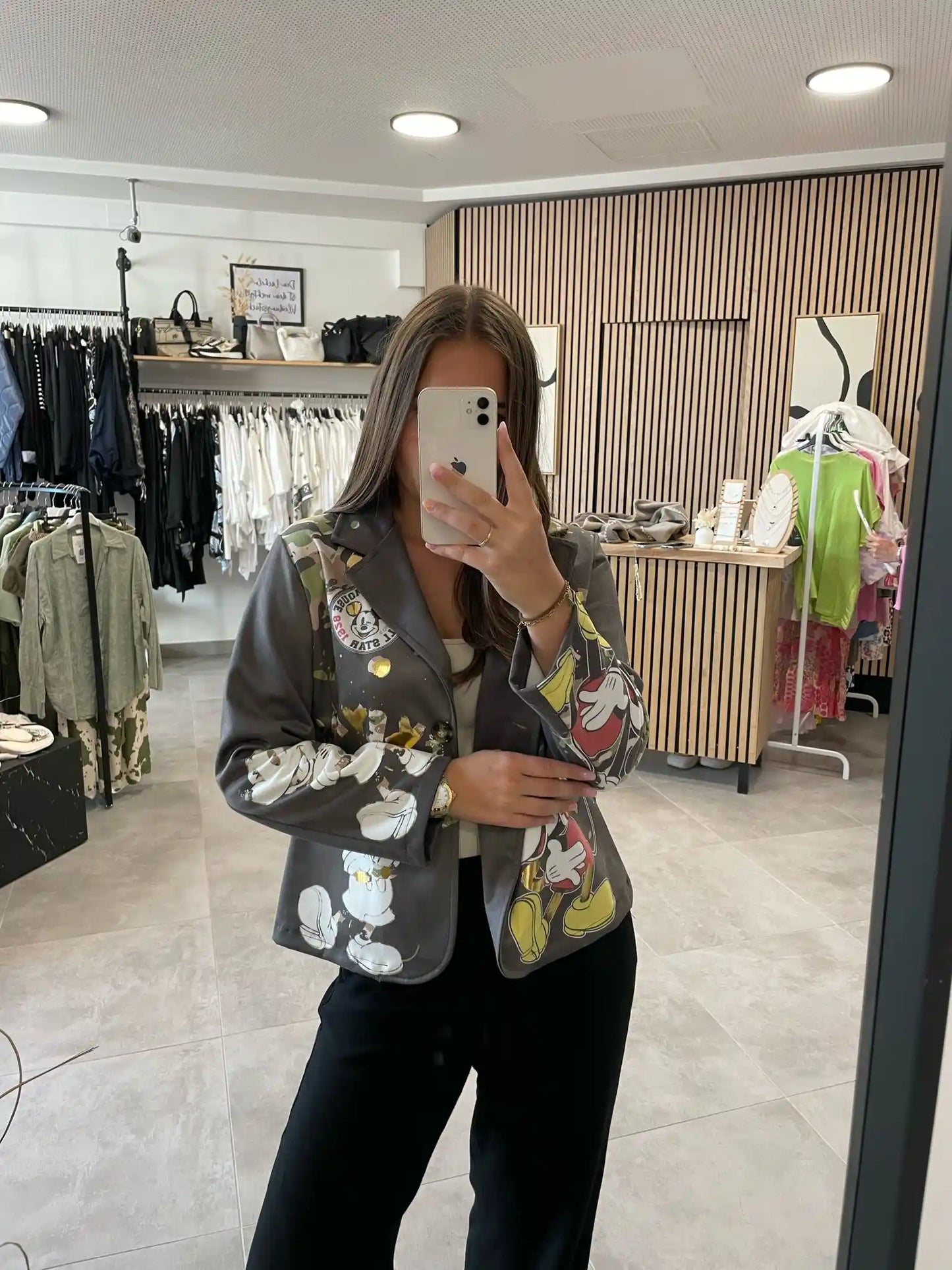 Blazer "Snoopie" Olivegrün
