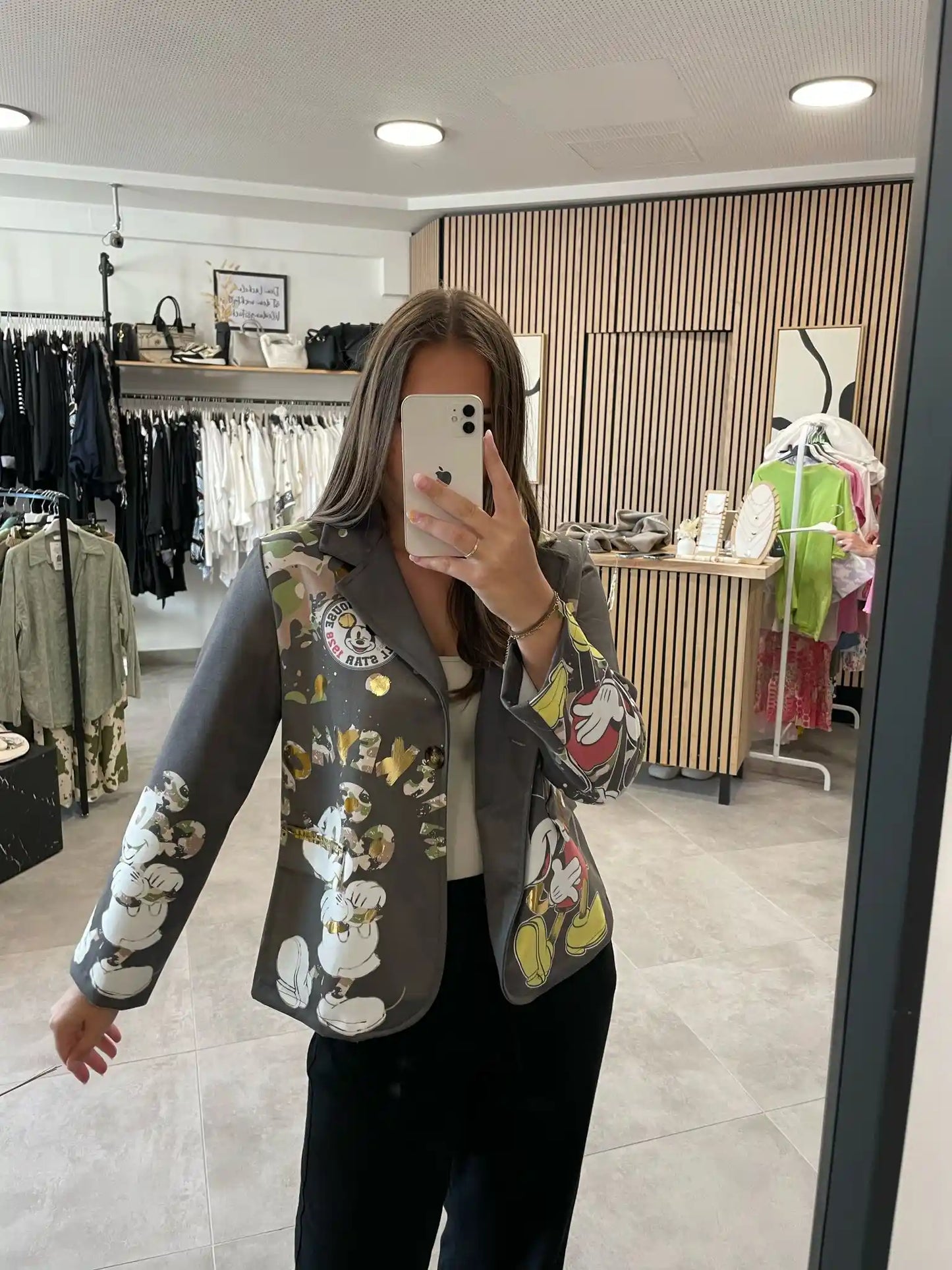Blazer "Snoopie" Olivegrün