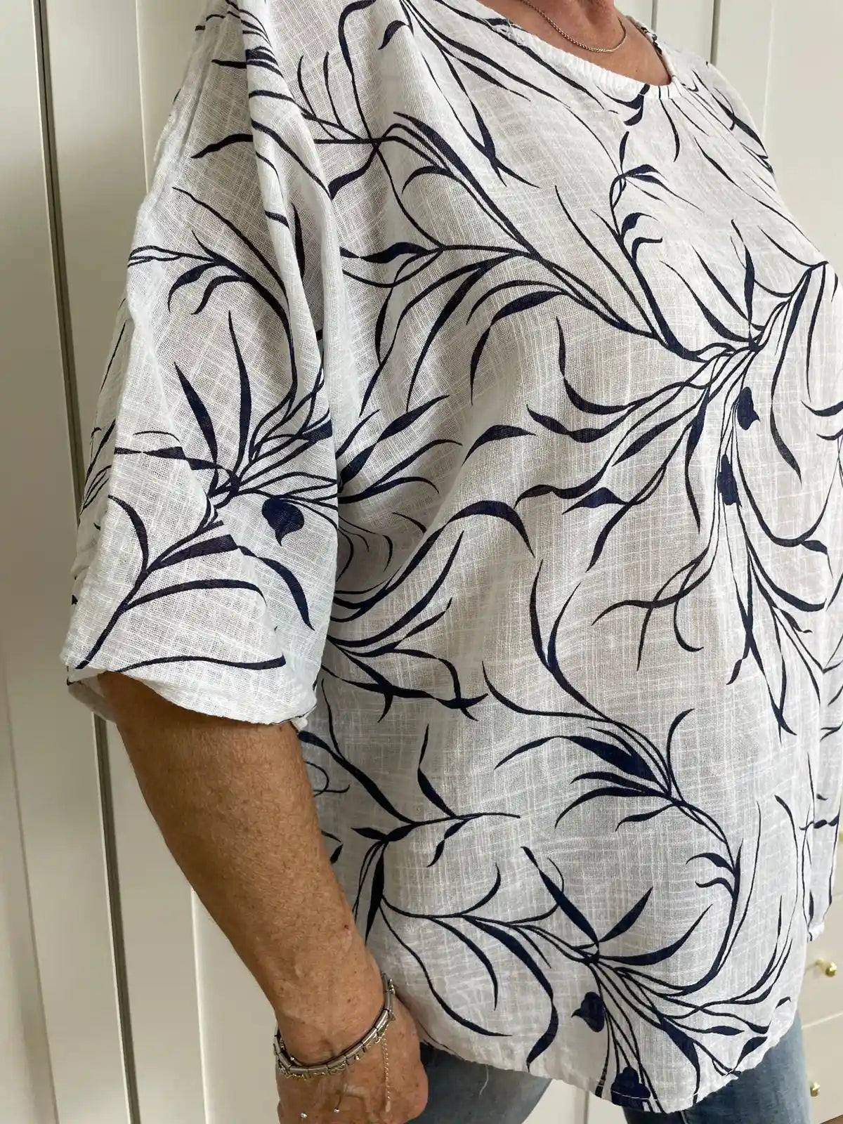 Bluse "Grass" Weiß