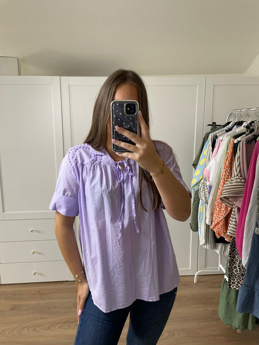 Bluse "Sofia" Flieder