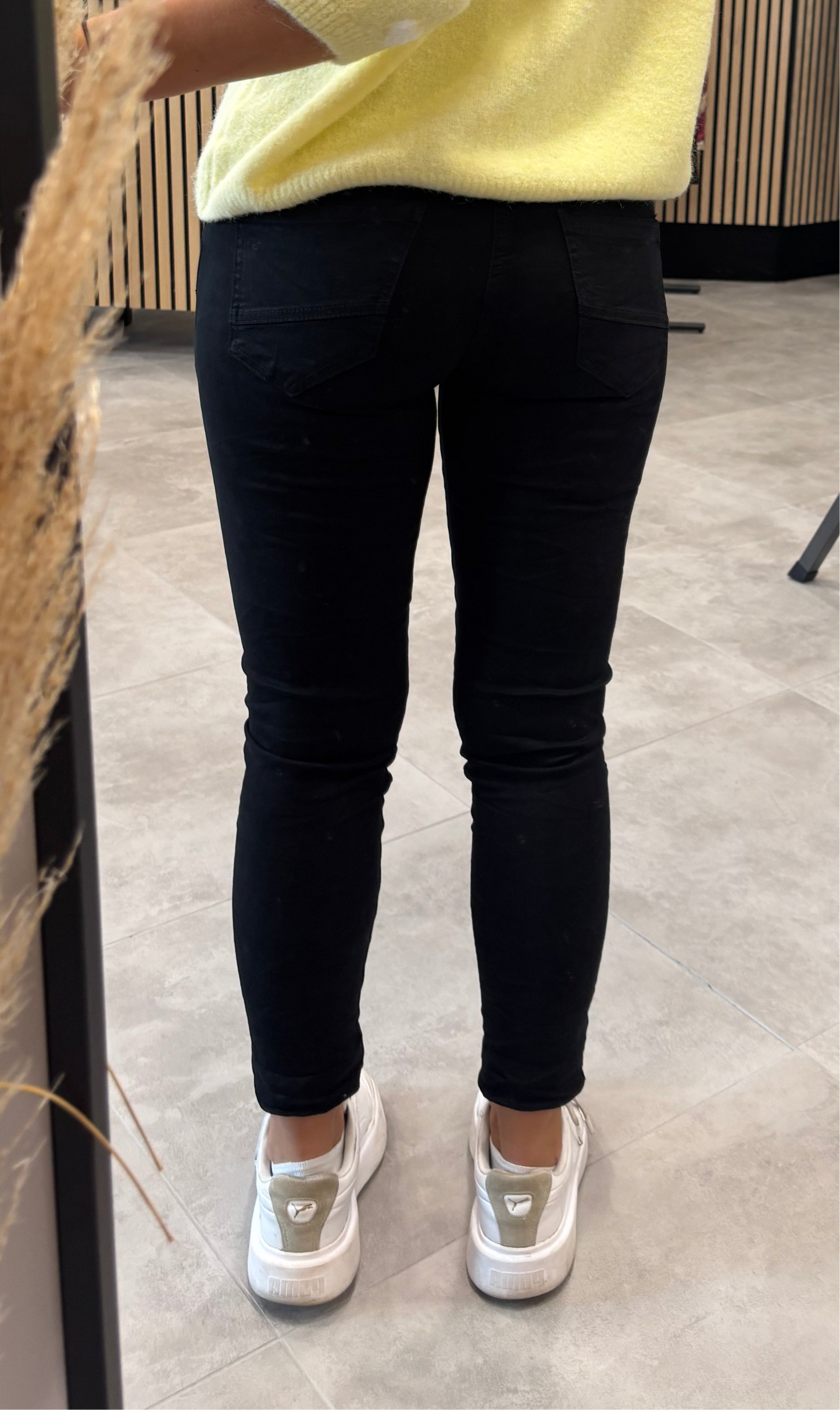Skinny-Jeans Schwarz