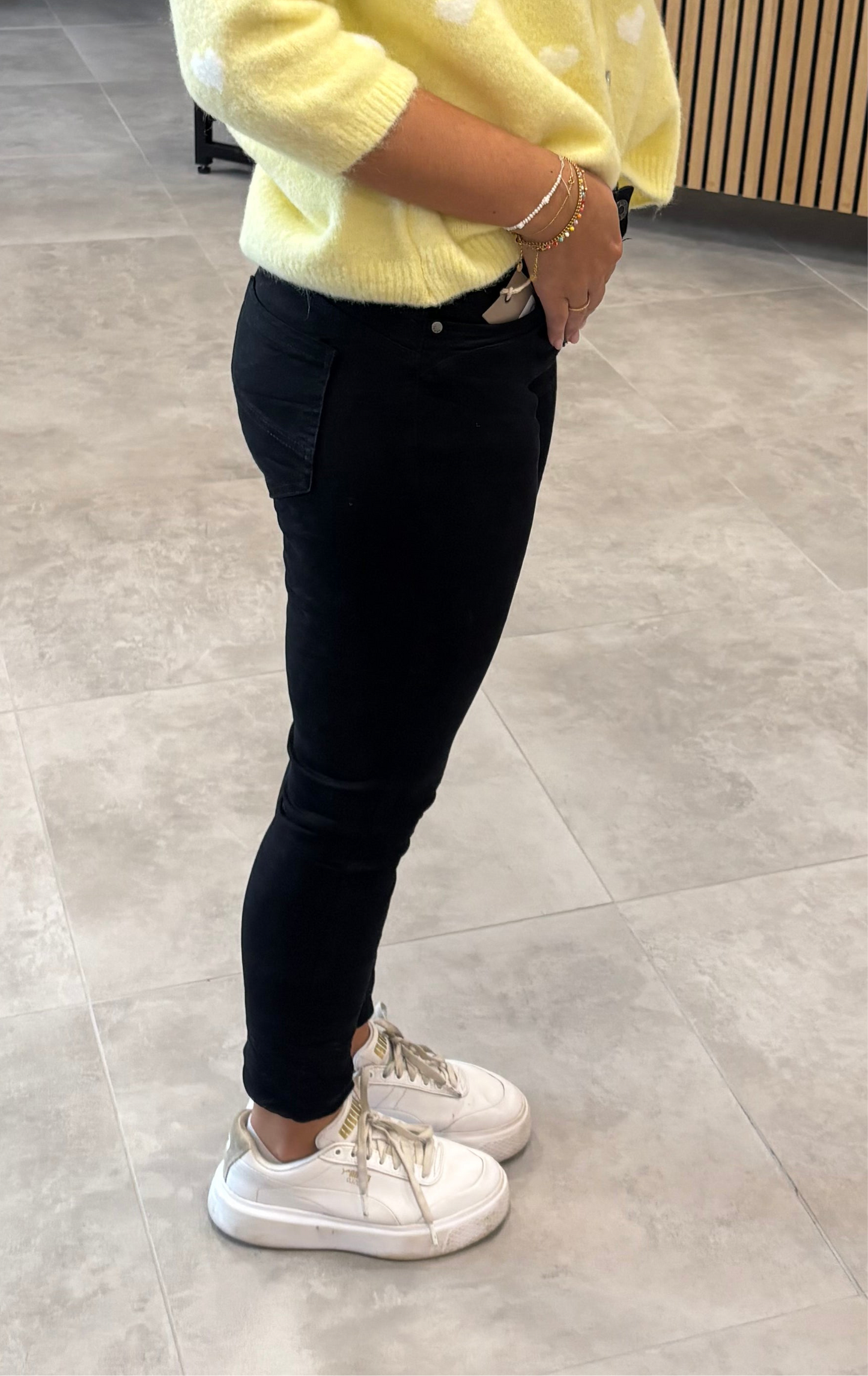 Skinny-Jeans Schwarz