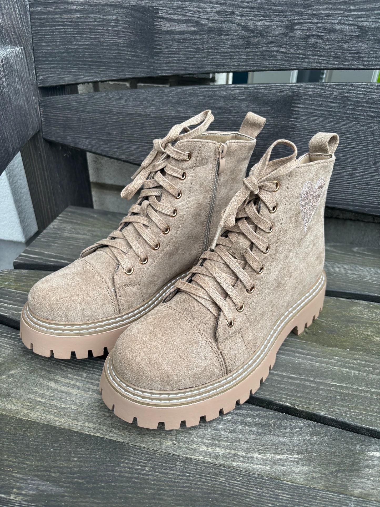 Boots „Herzi“ Taupe