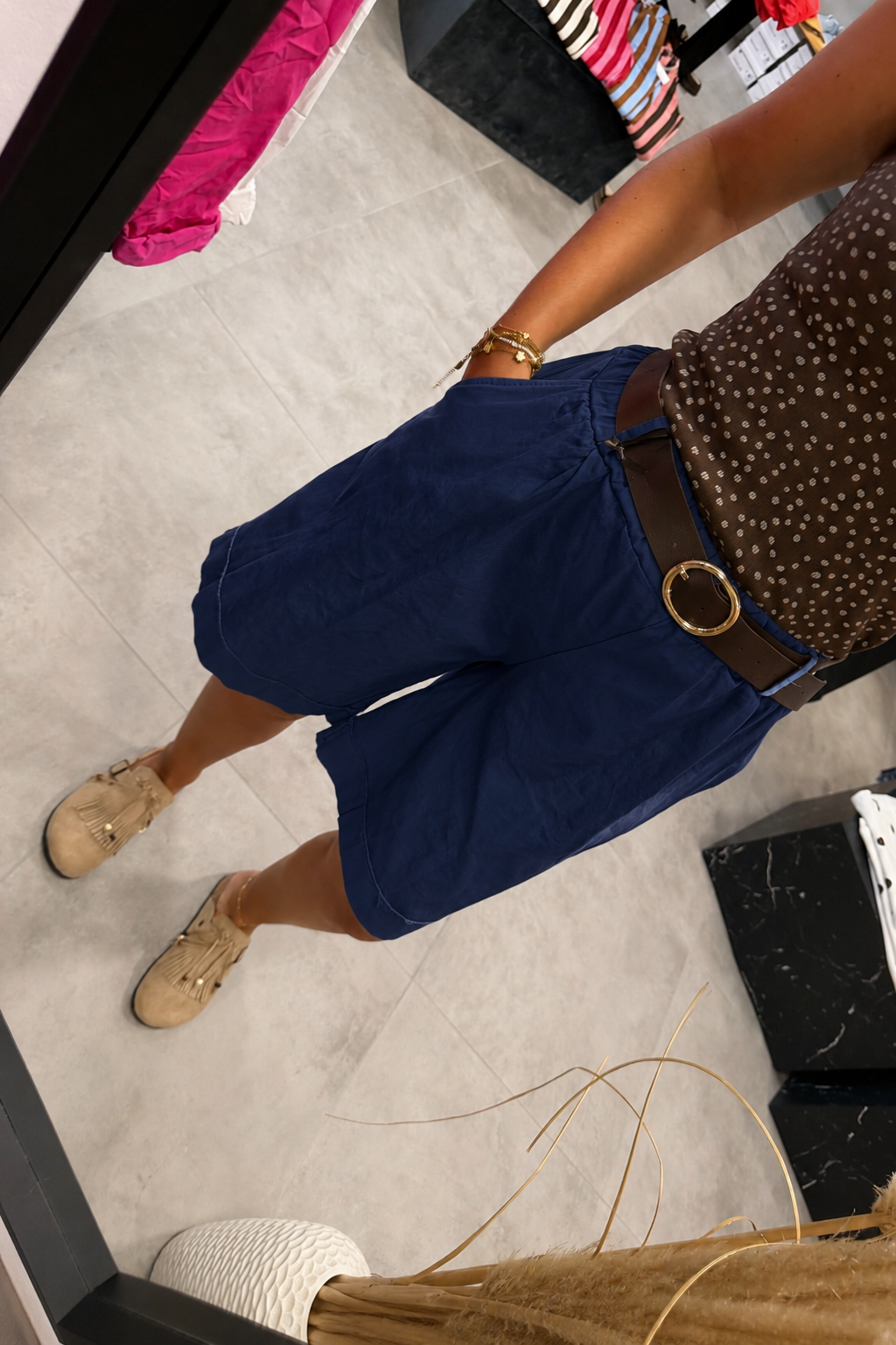 Bermuda-Shorts Dunkelblau