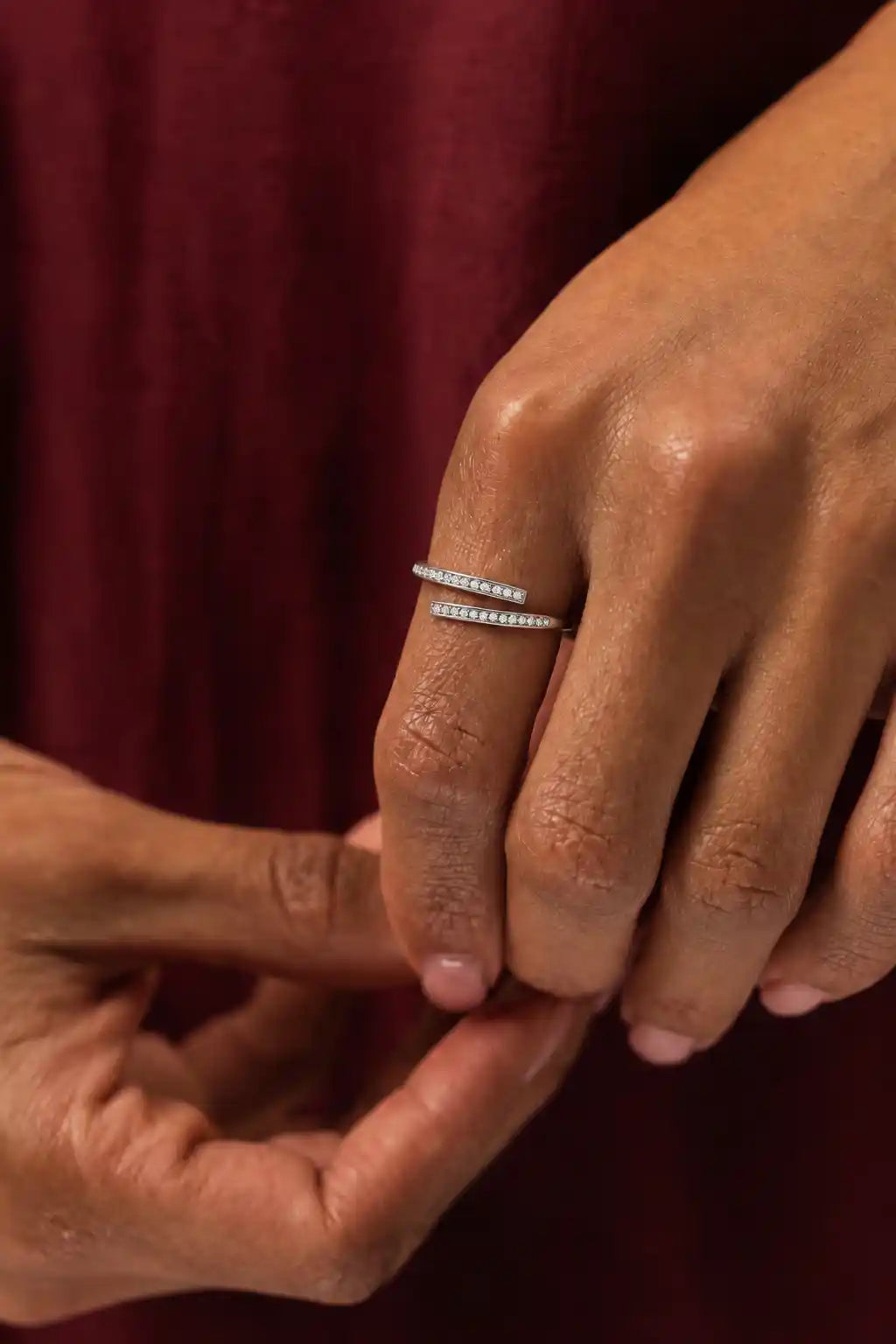 Ring "Doublespark" Silber