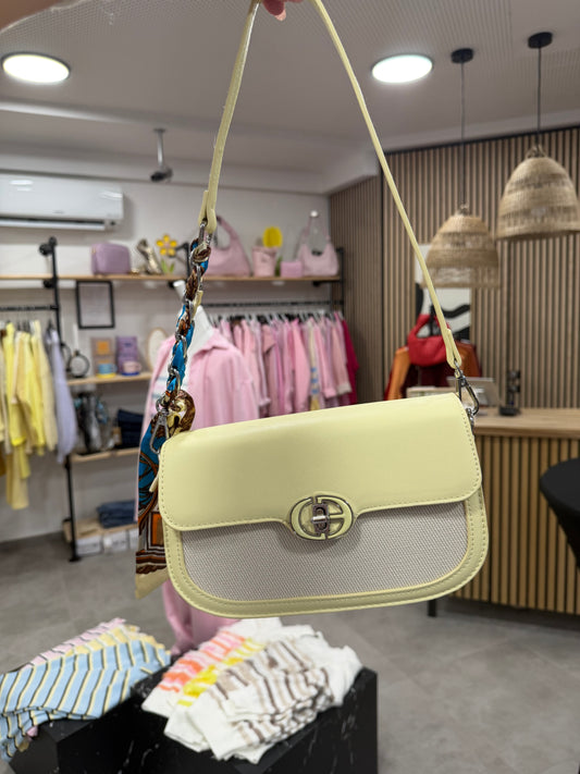 Tasche Pastellgelb